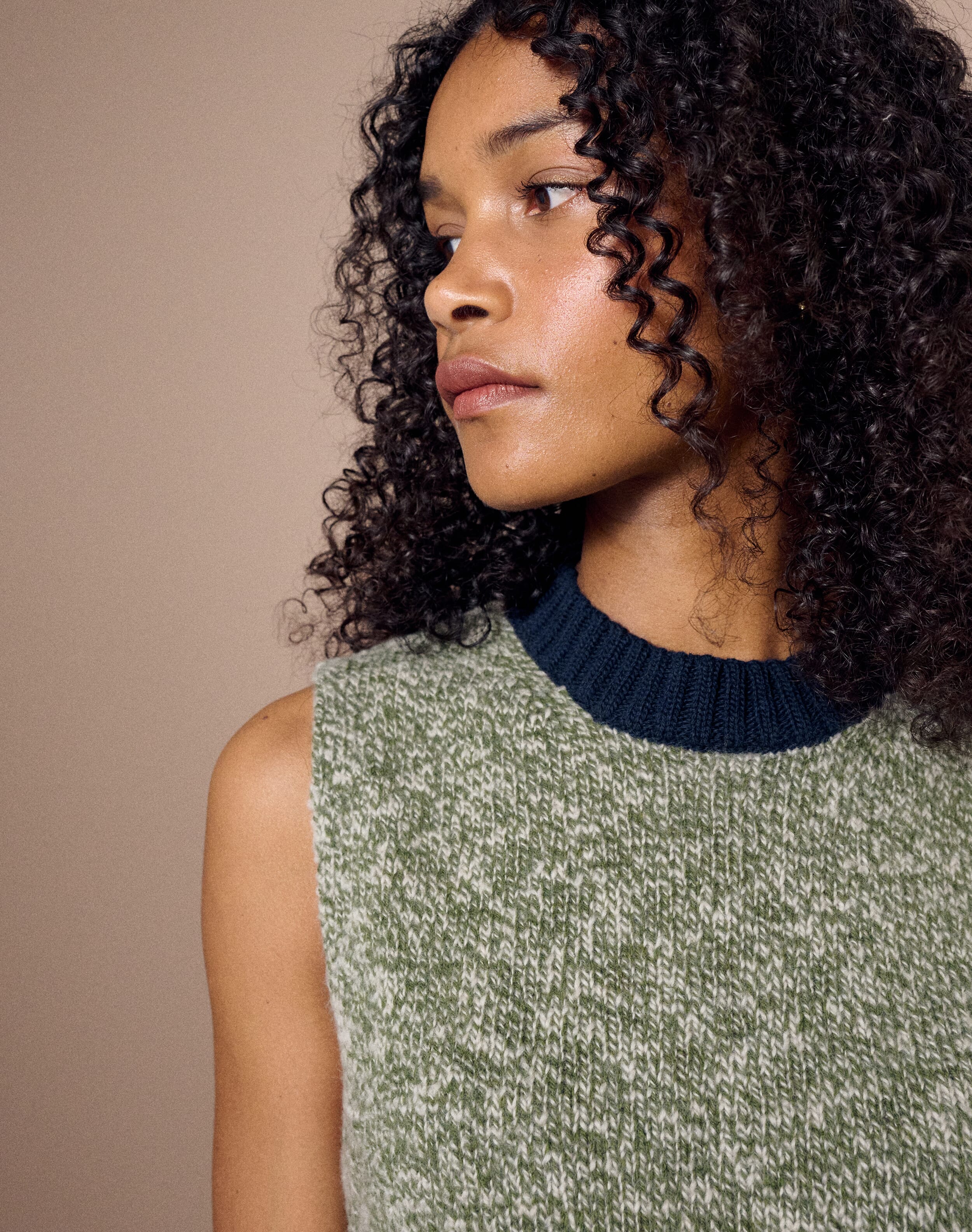 The Colour Block Marl Tank