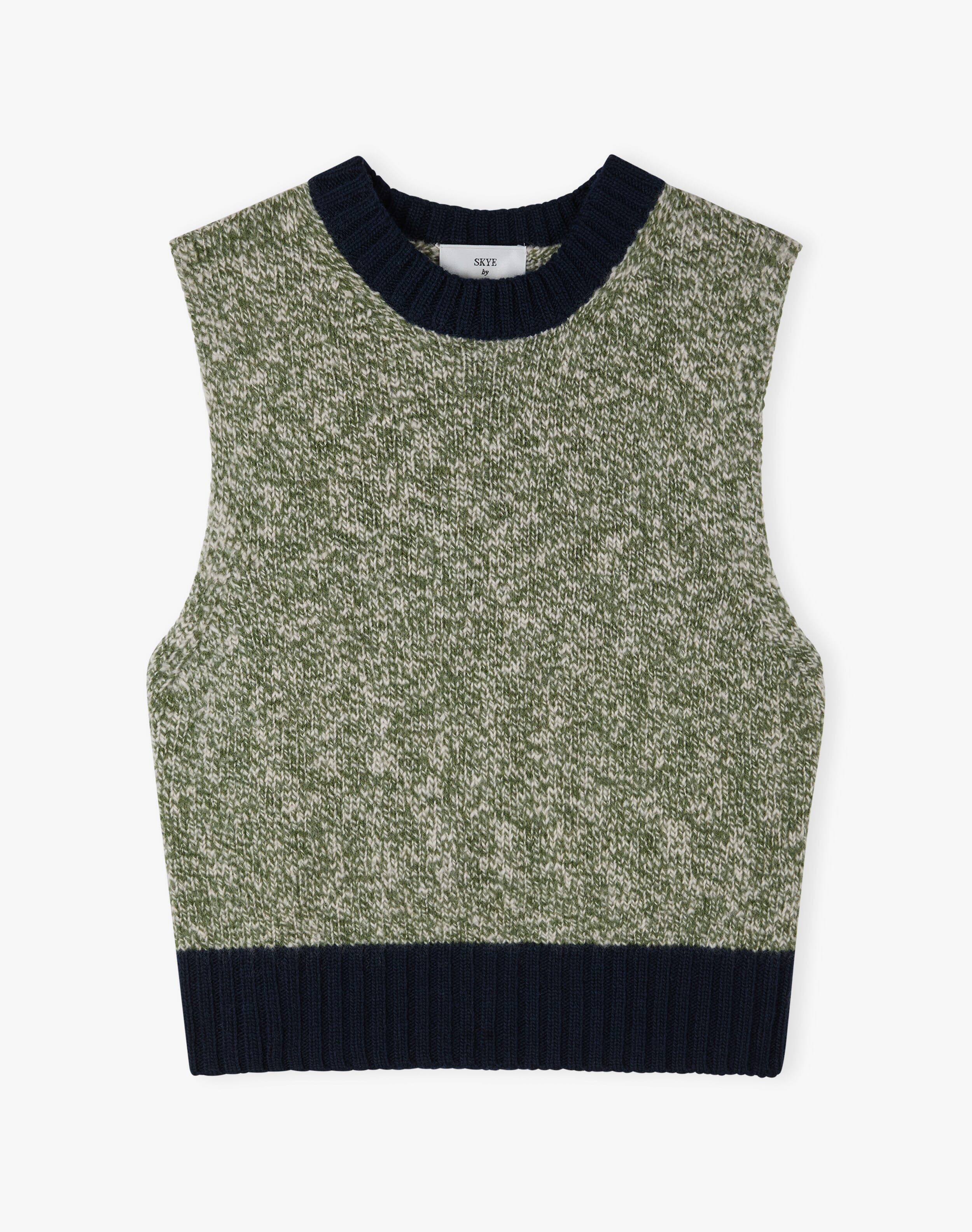 The Colour Block Marl Tank
