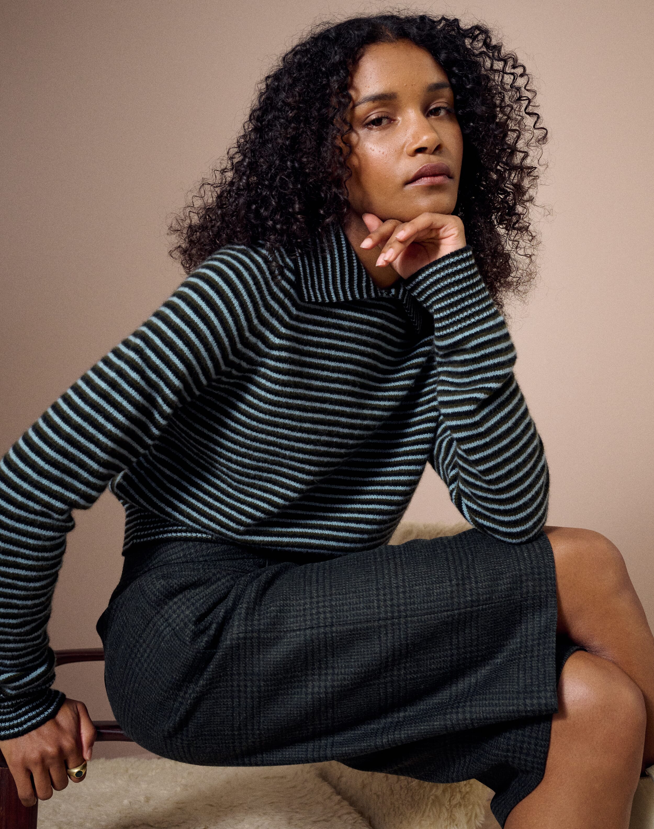 The Supersoft Lambswool Stripe Jumper