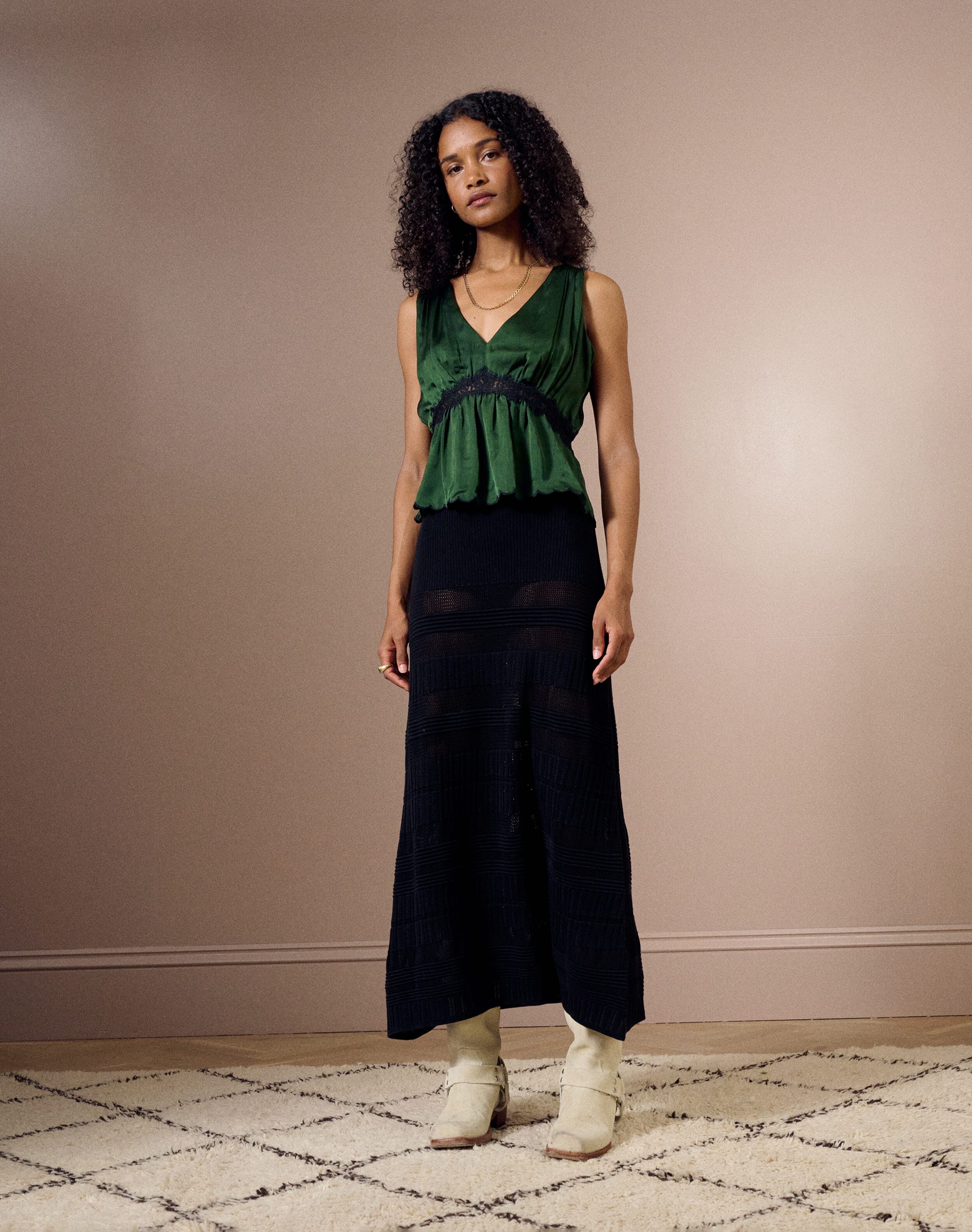 The Satin Lace Cami