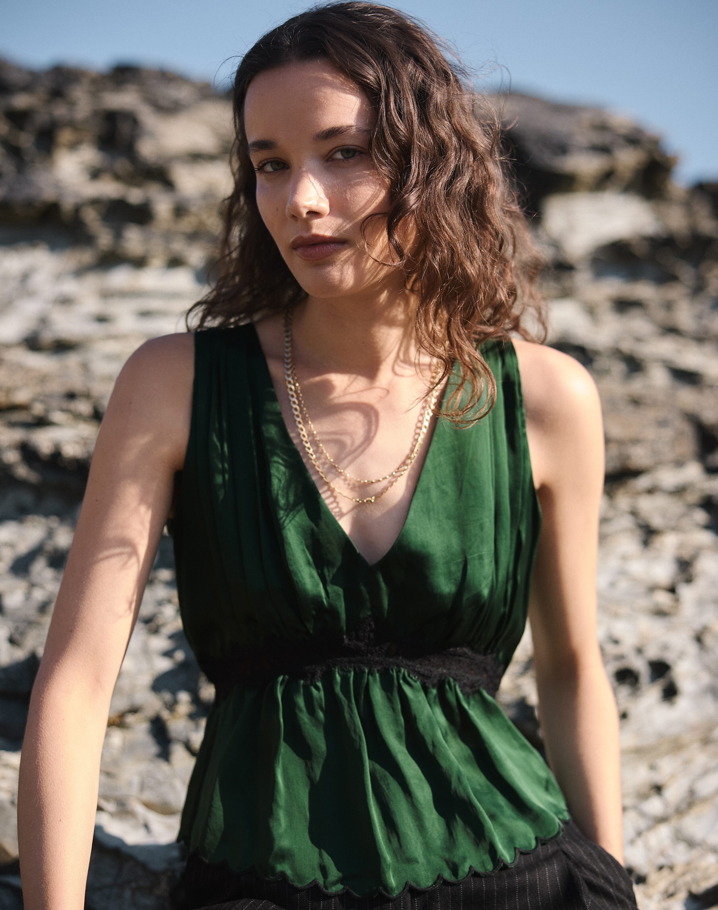 The Satin Lace Cami