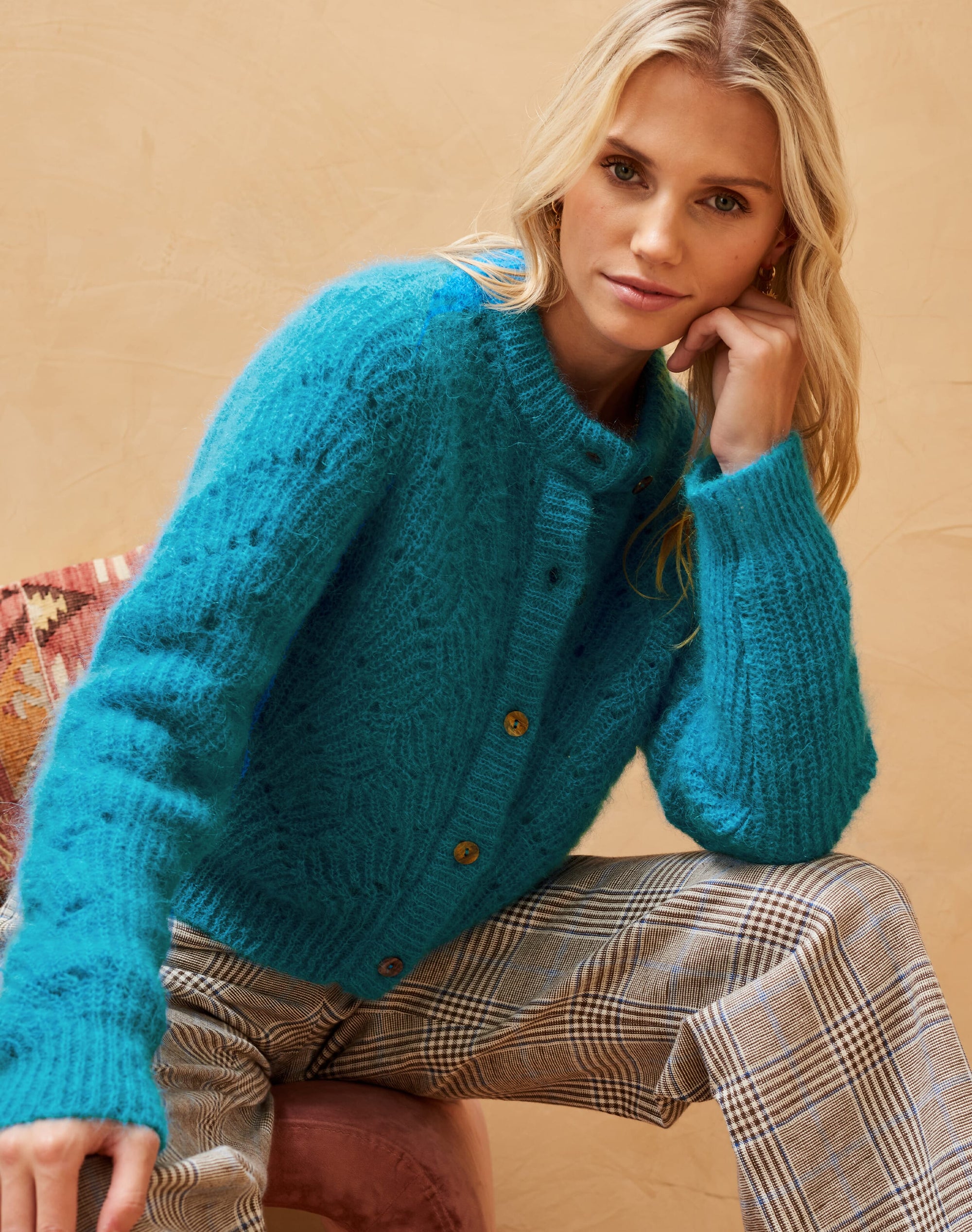 Mohair Lace Cardigan