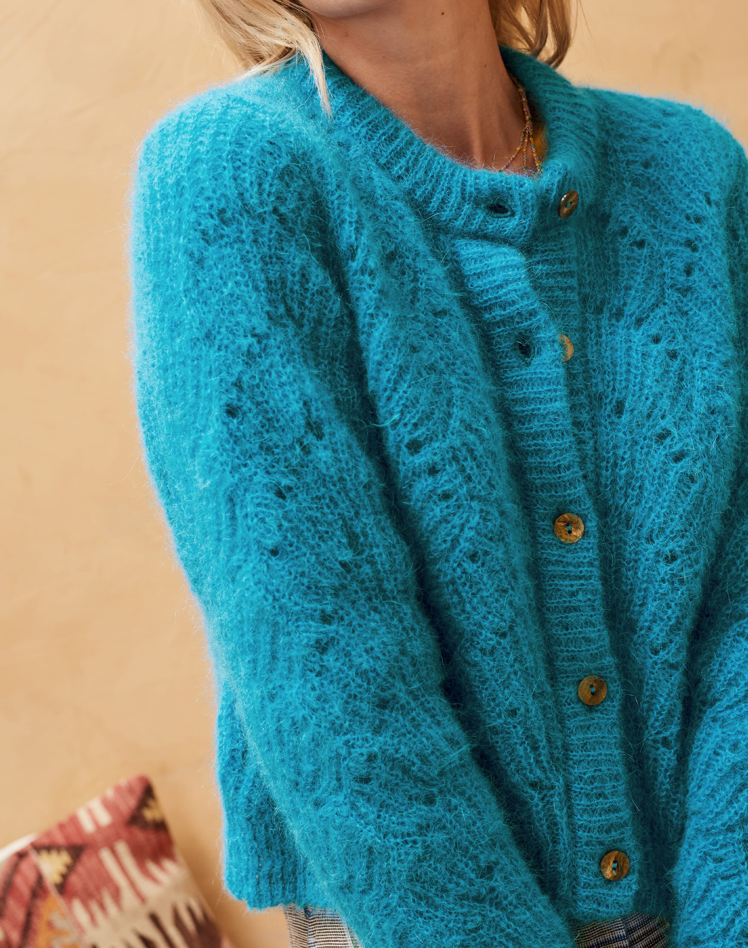 Mohair Lace Cardigan