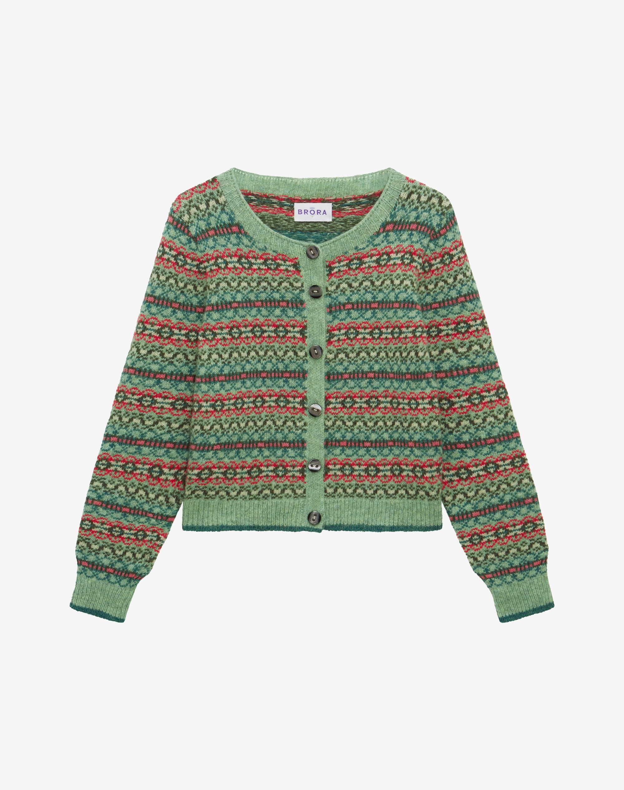 Wool Fair Isle Cardigan