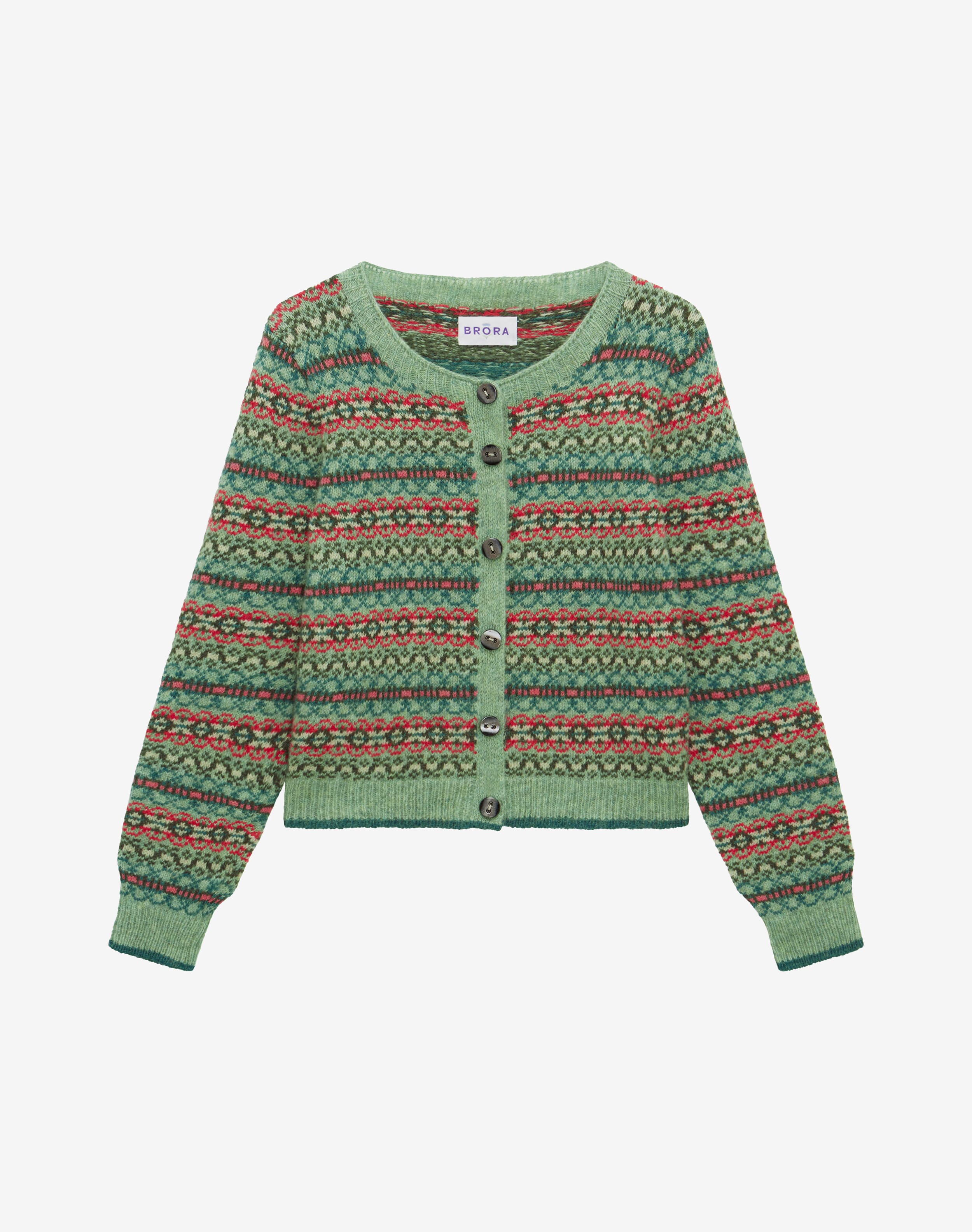 Wool Fair Isle Cardigan
