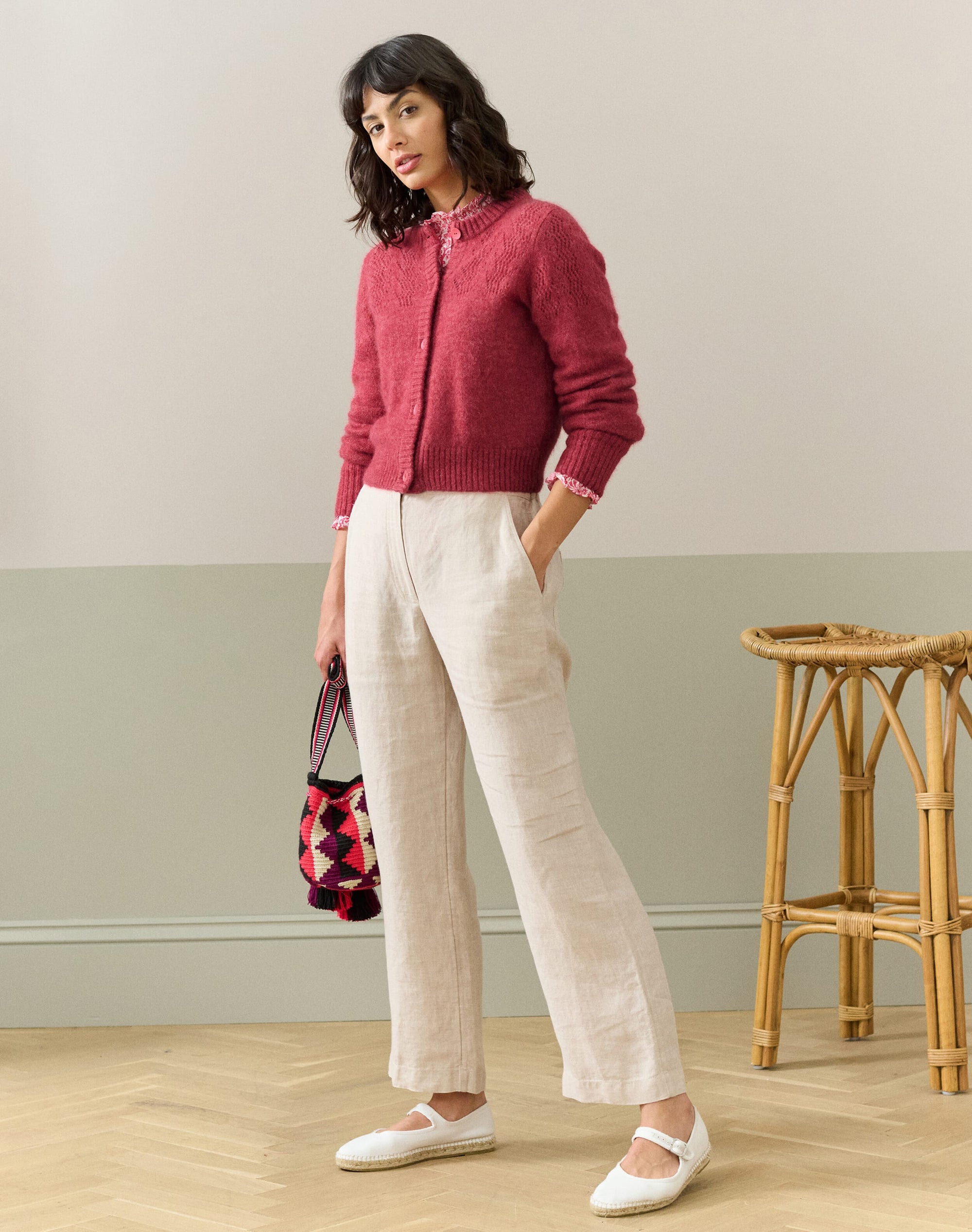 Alpaca Textured Cardigan