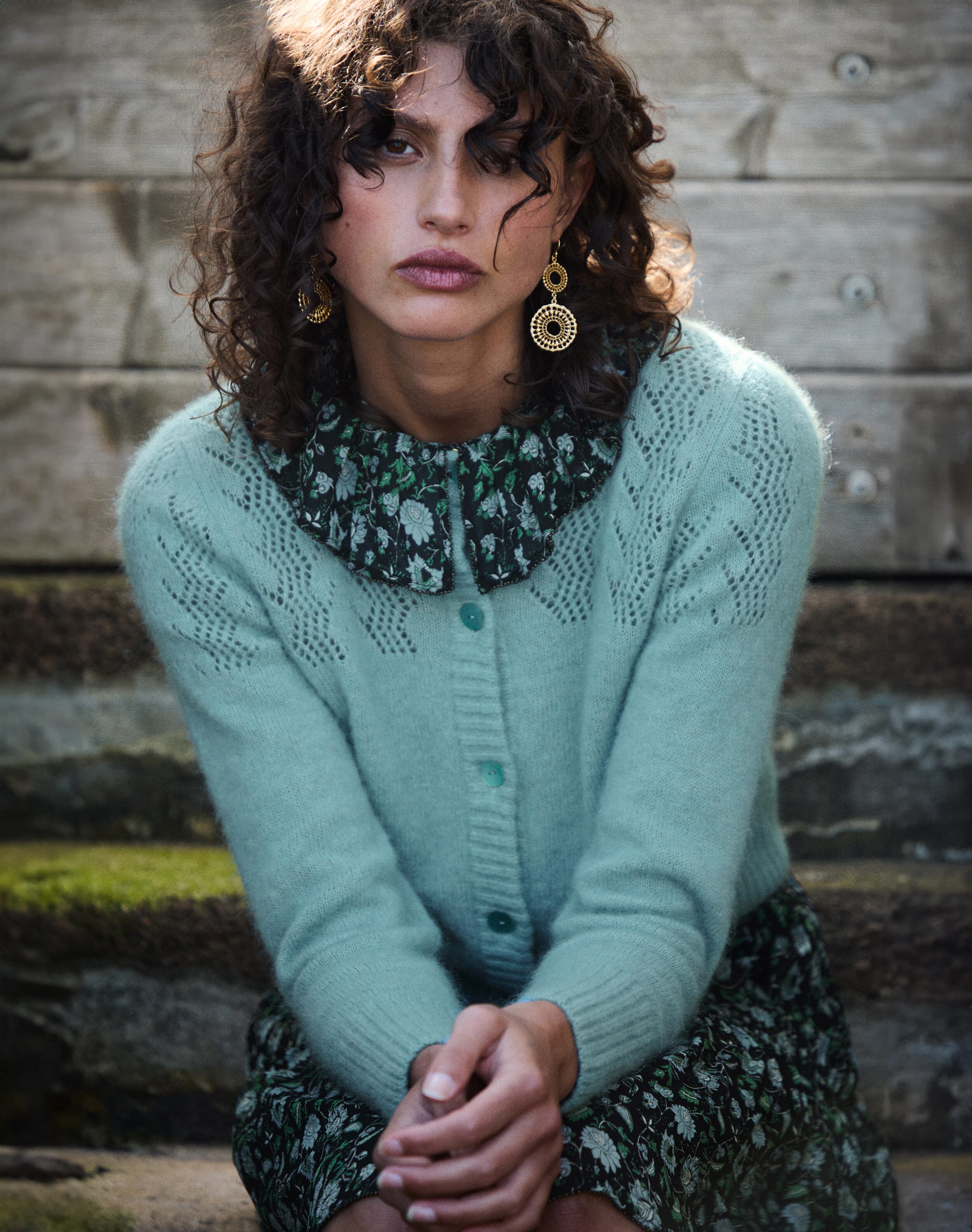 Alpaca Textured Cardigan