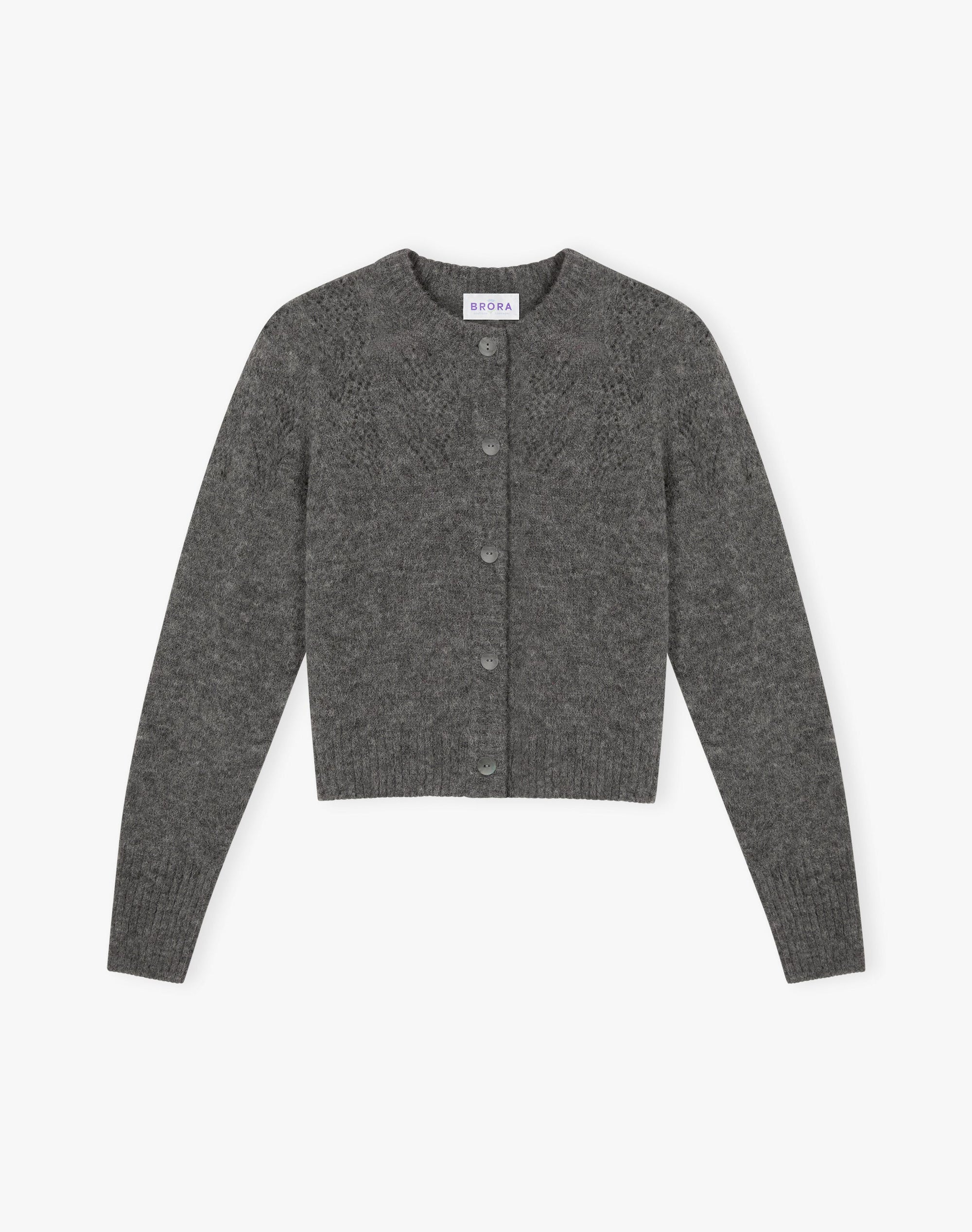 Alpaca Textured Cardigan