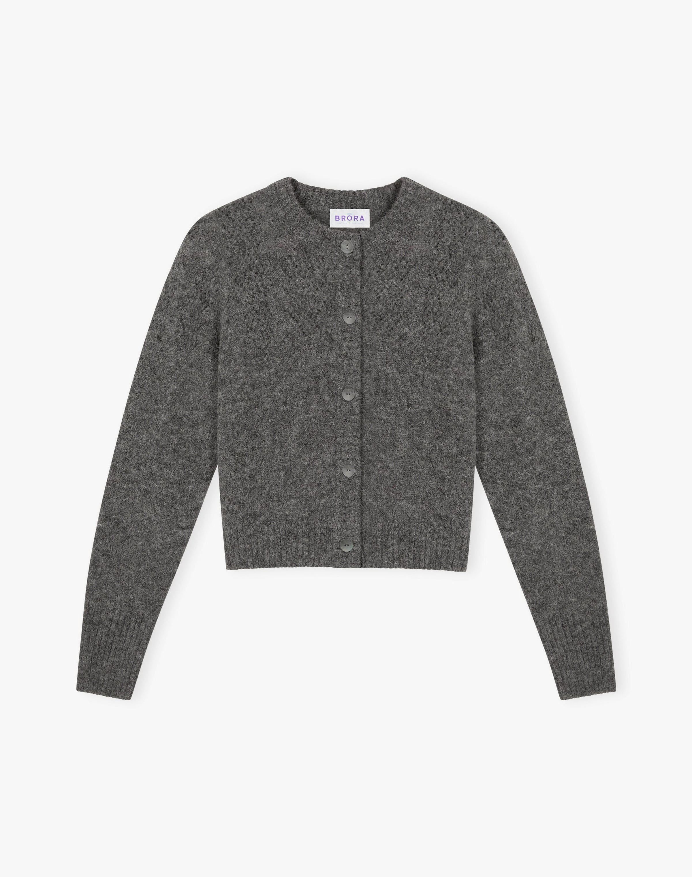 Alpaca Textured Cardigan