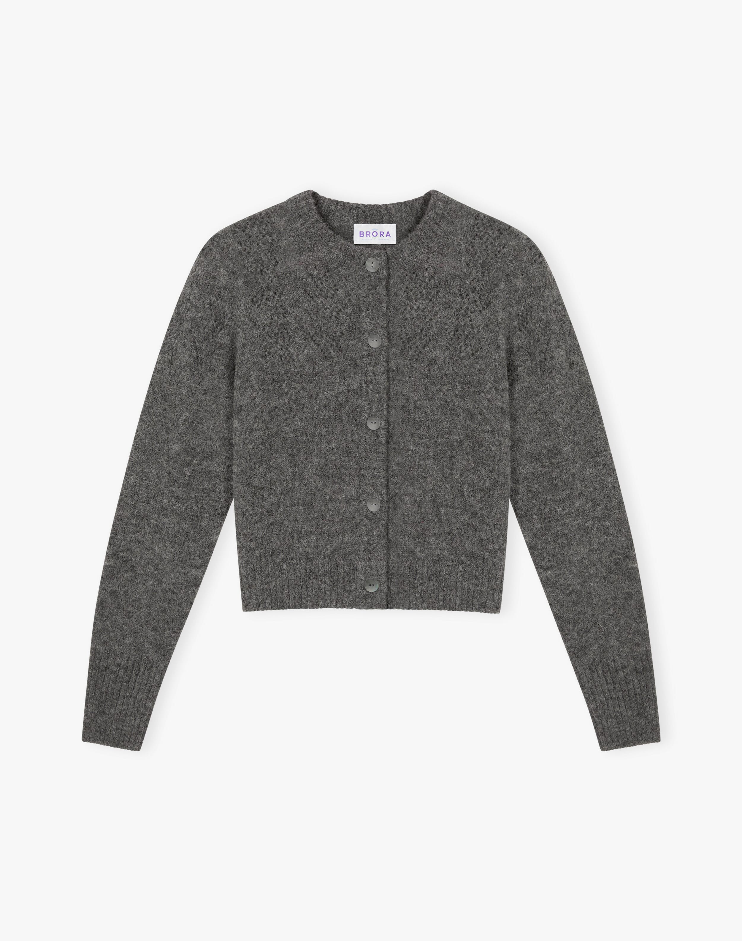 Alpaca Textured Cardigan