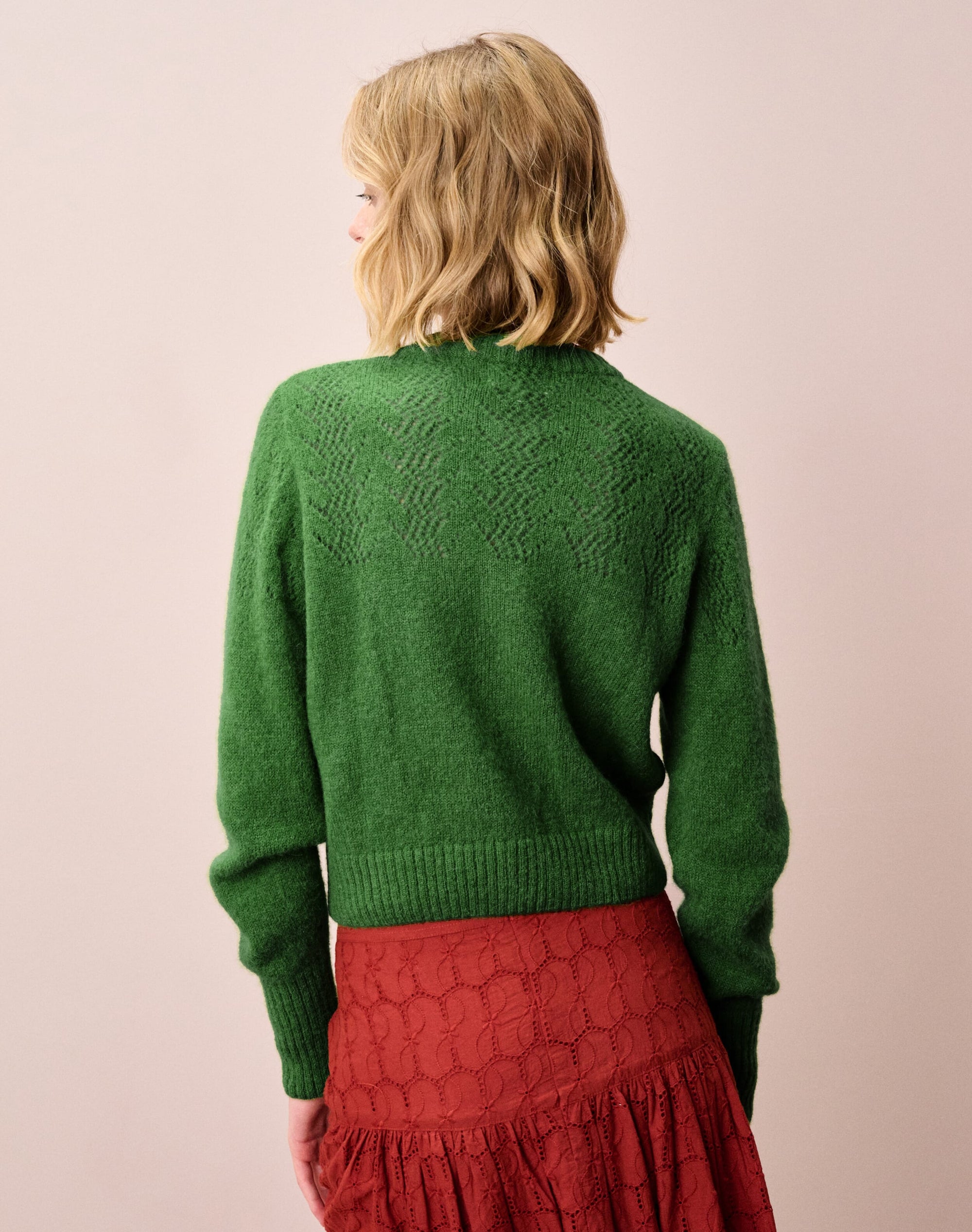 Alpaca Textured Cardigan