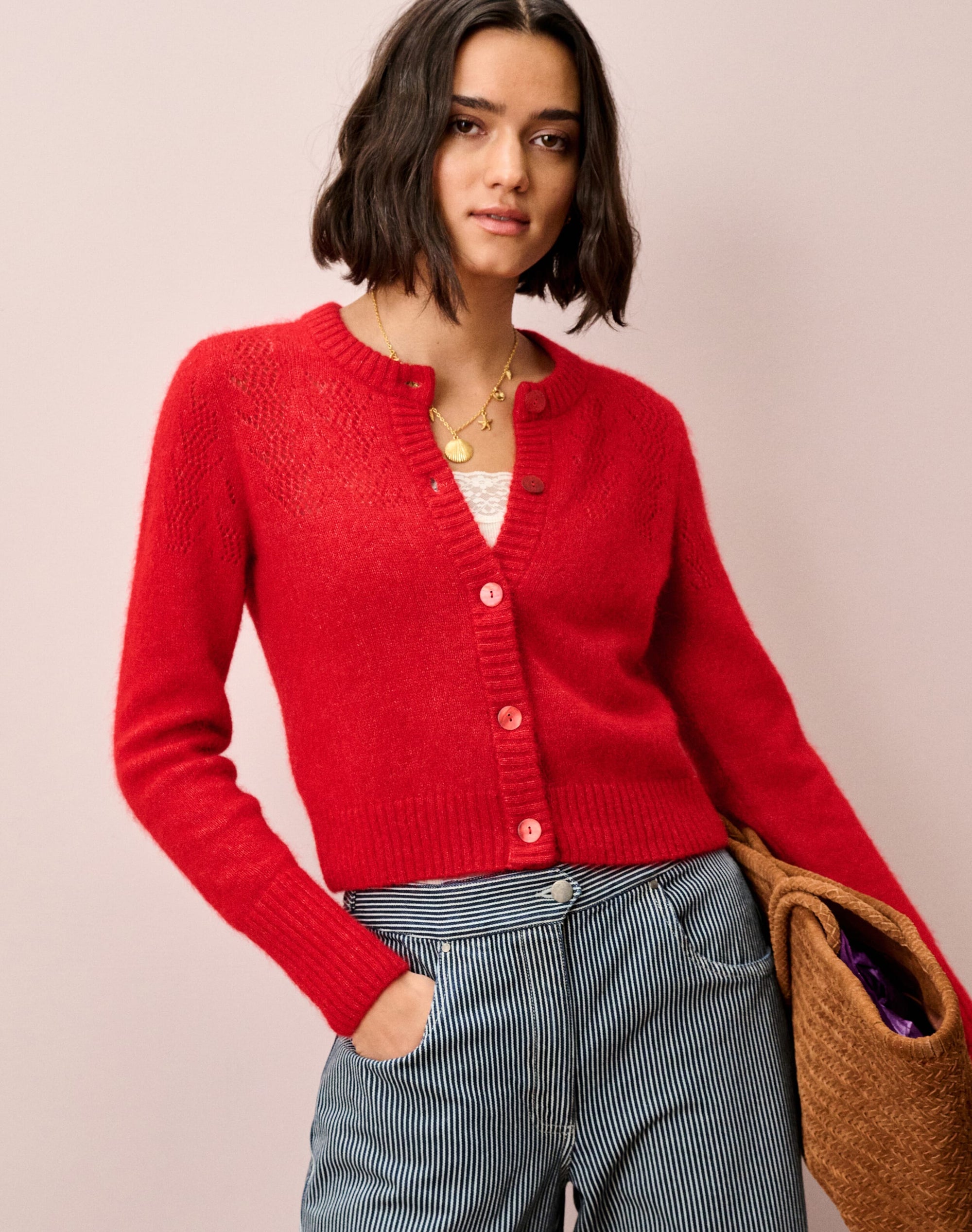 Alpaca Textured Cardigan