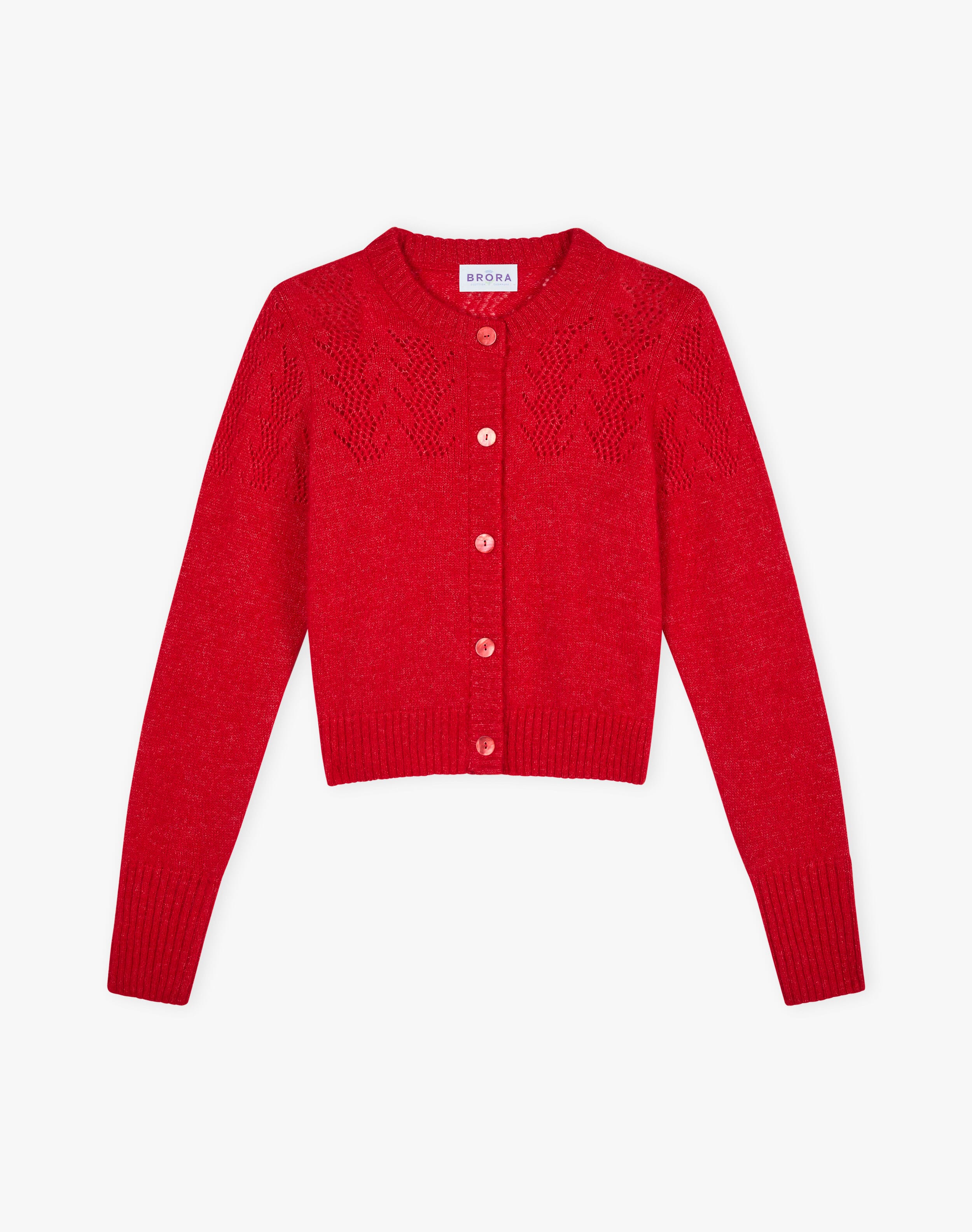 Alpaca Textured Cardigan