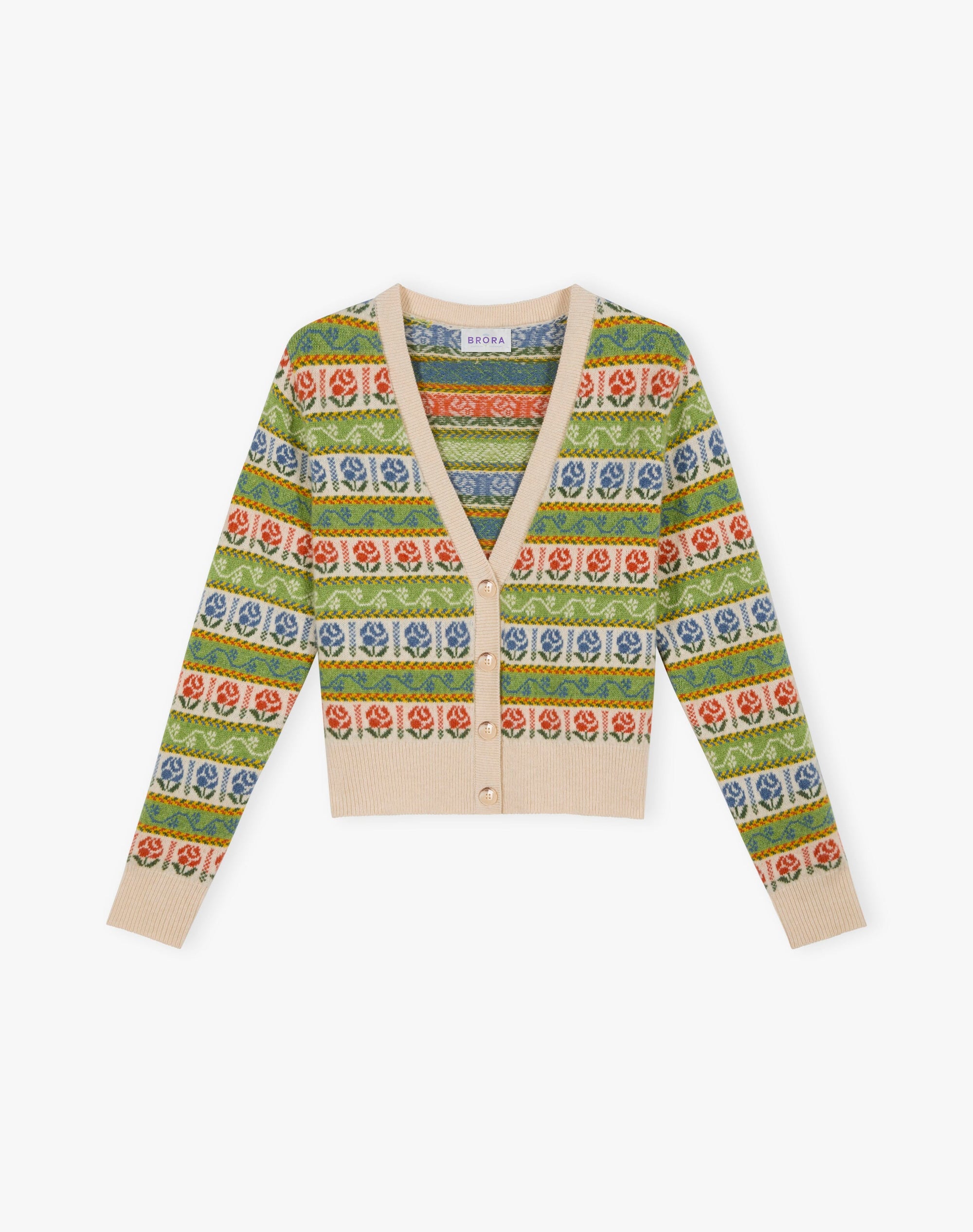 Supersoft Lambswool Fair Isle Cardigan