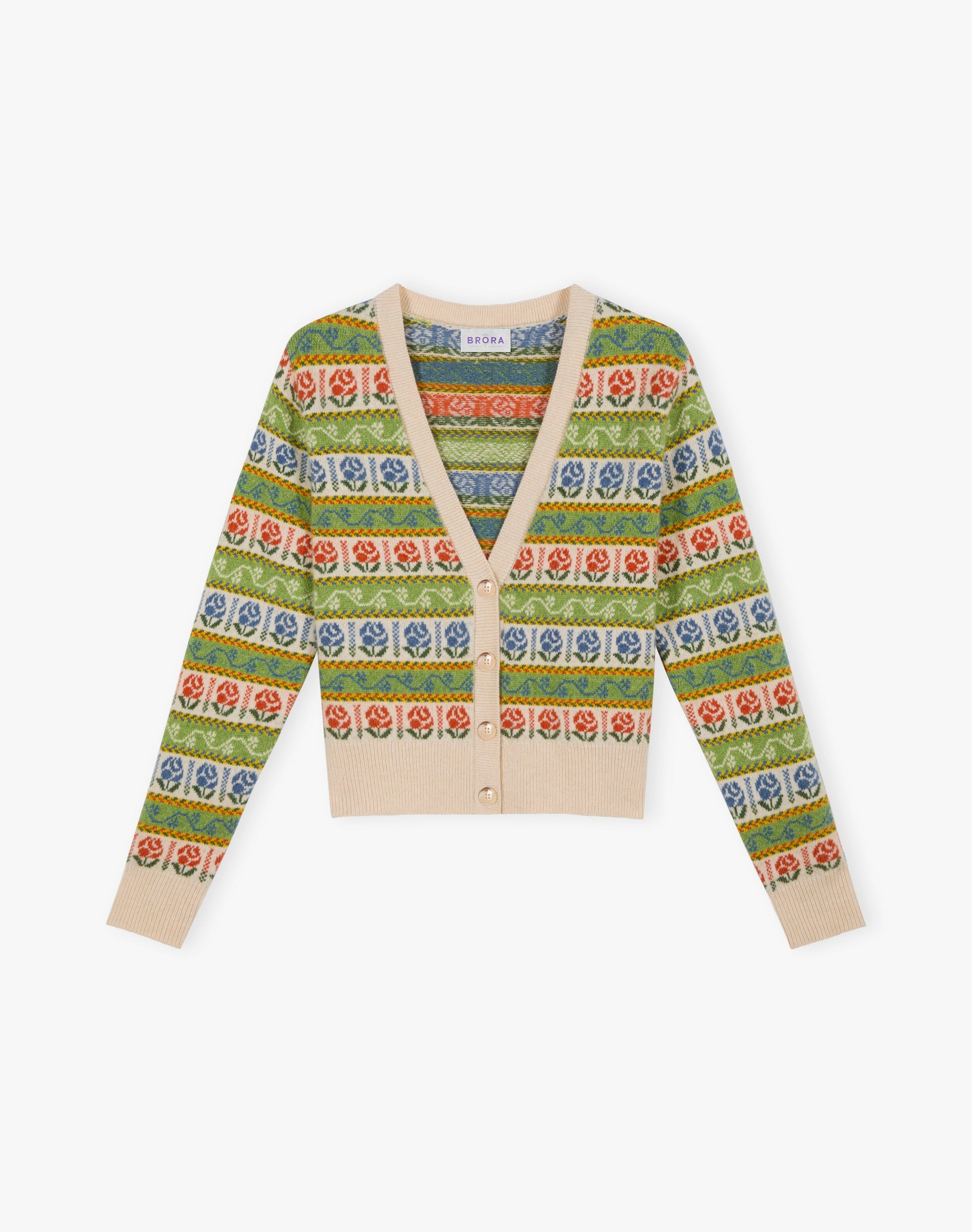 Supersoft Lambswool Fair Isle Cardigan