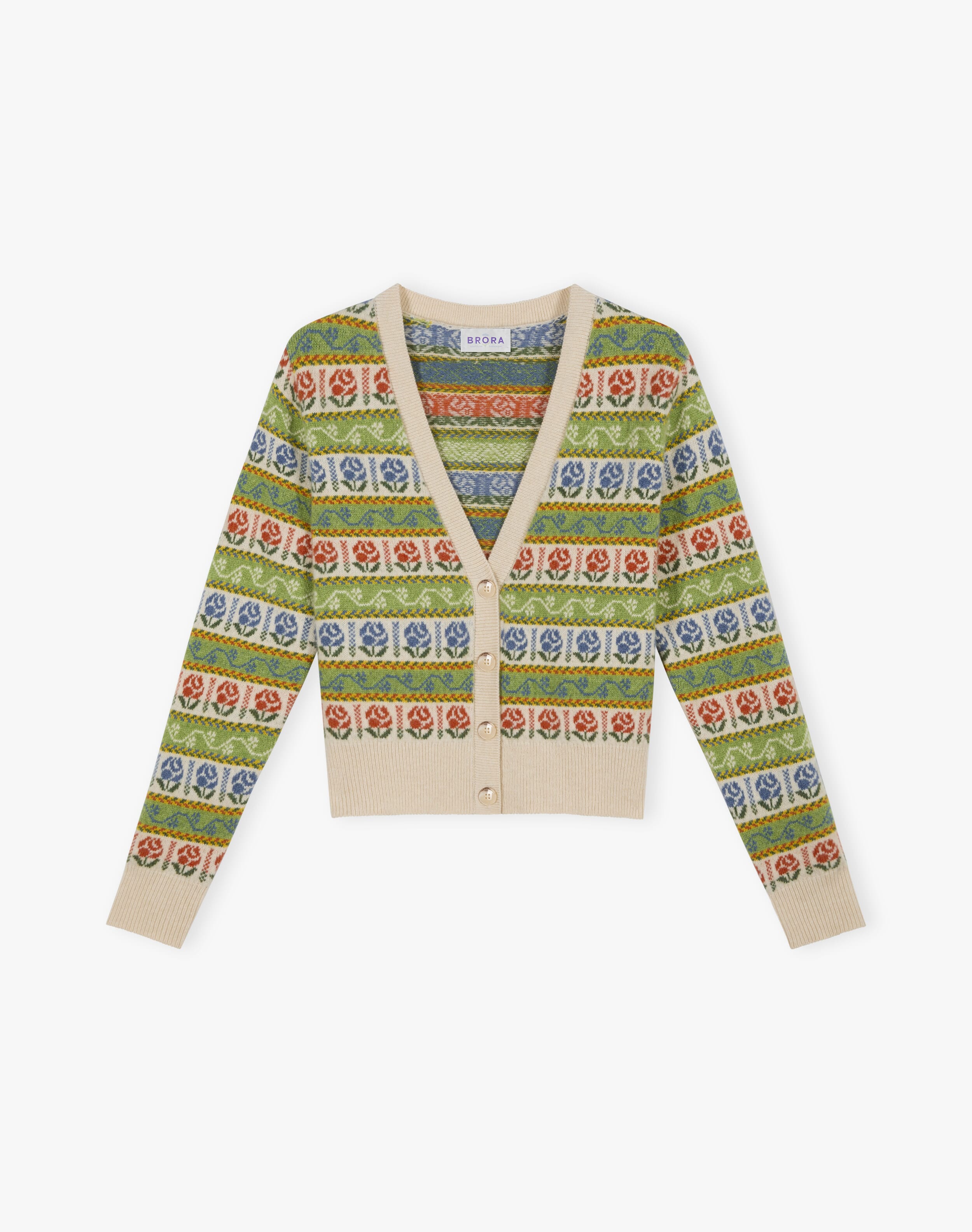 Supersoft Lambswool Fair Isle Cardigan