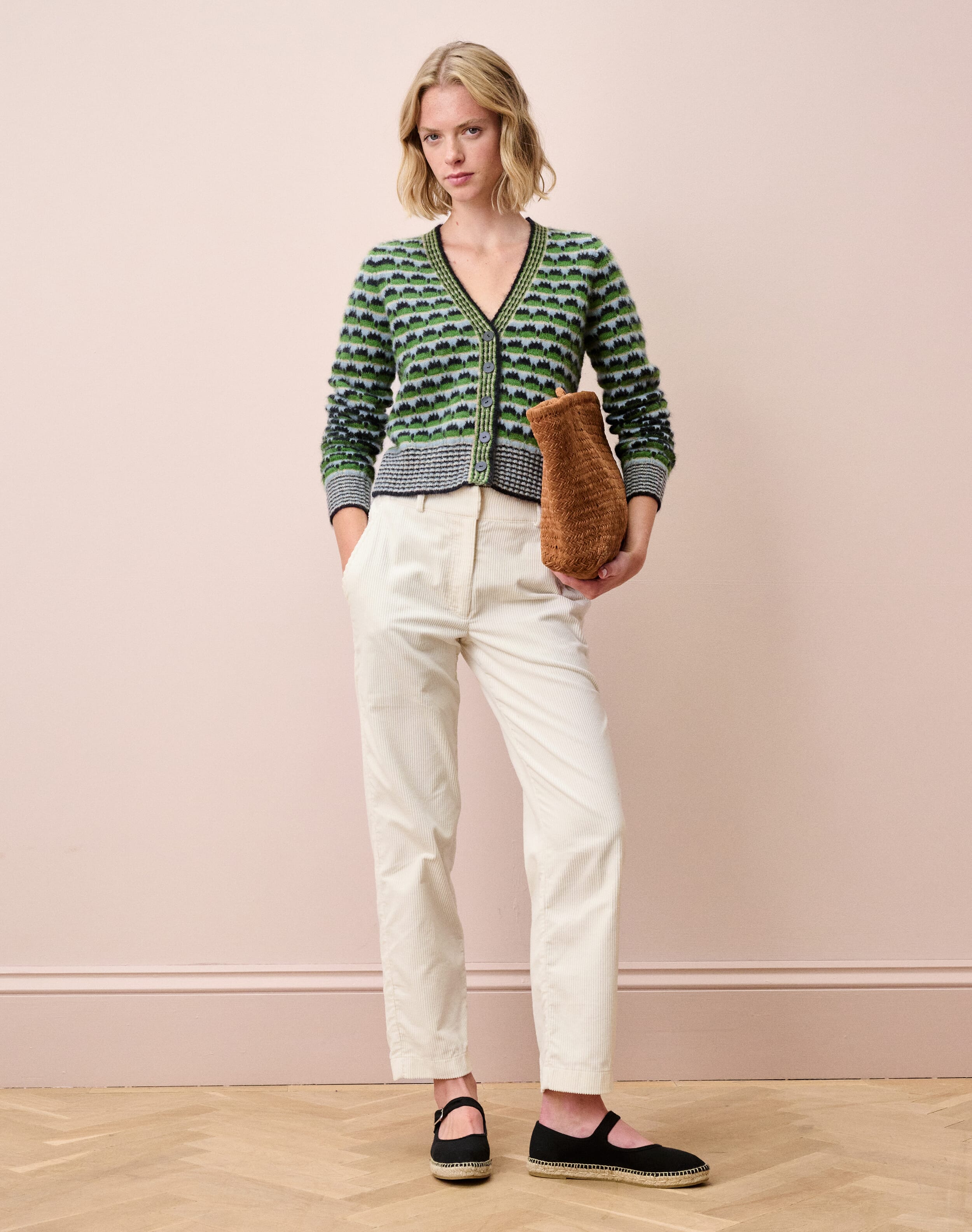 Alpaca Textured Knit Cardigan