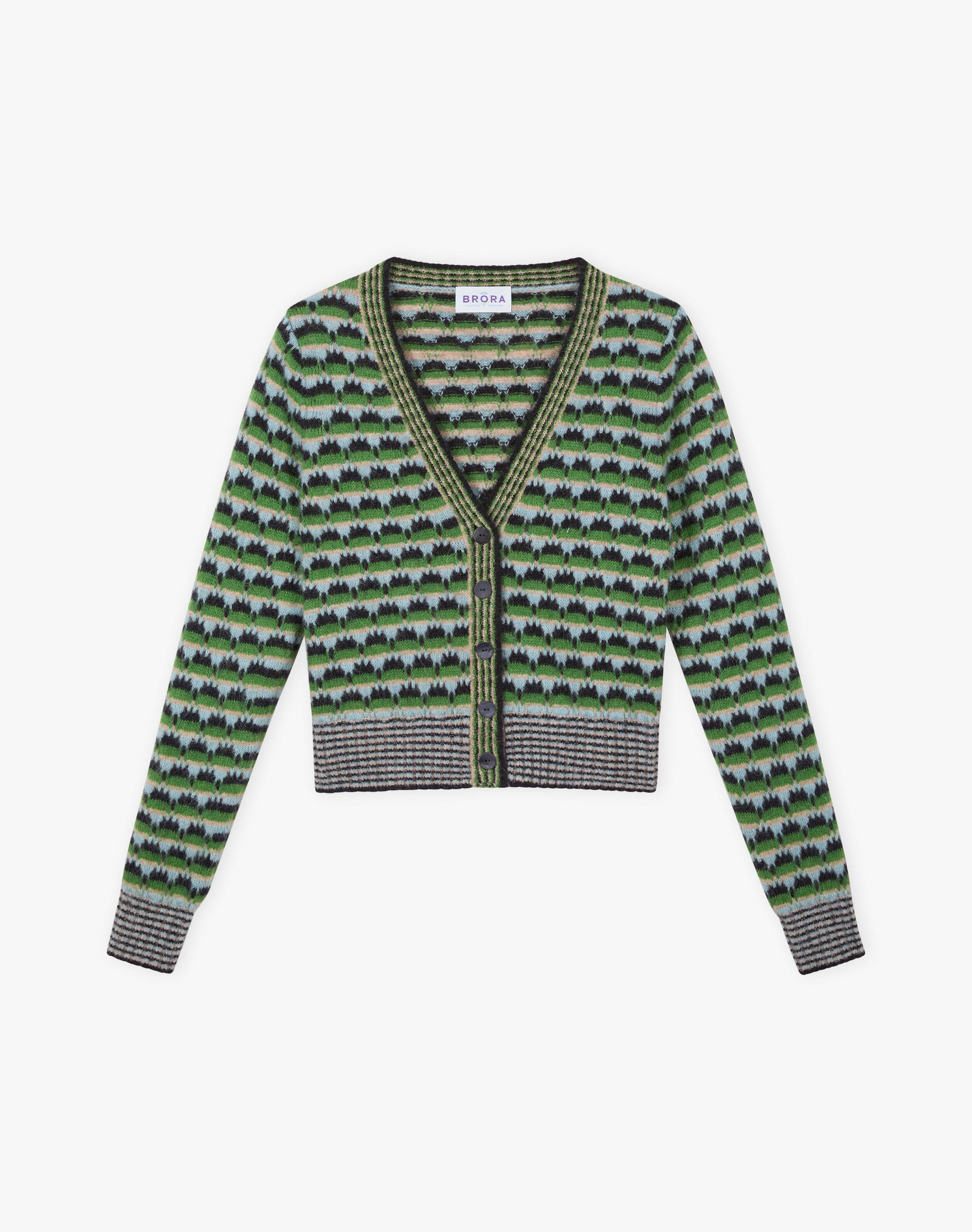 Alpaca Textured Knit Cardigan
