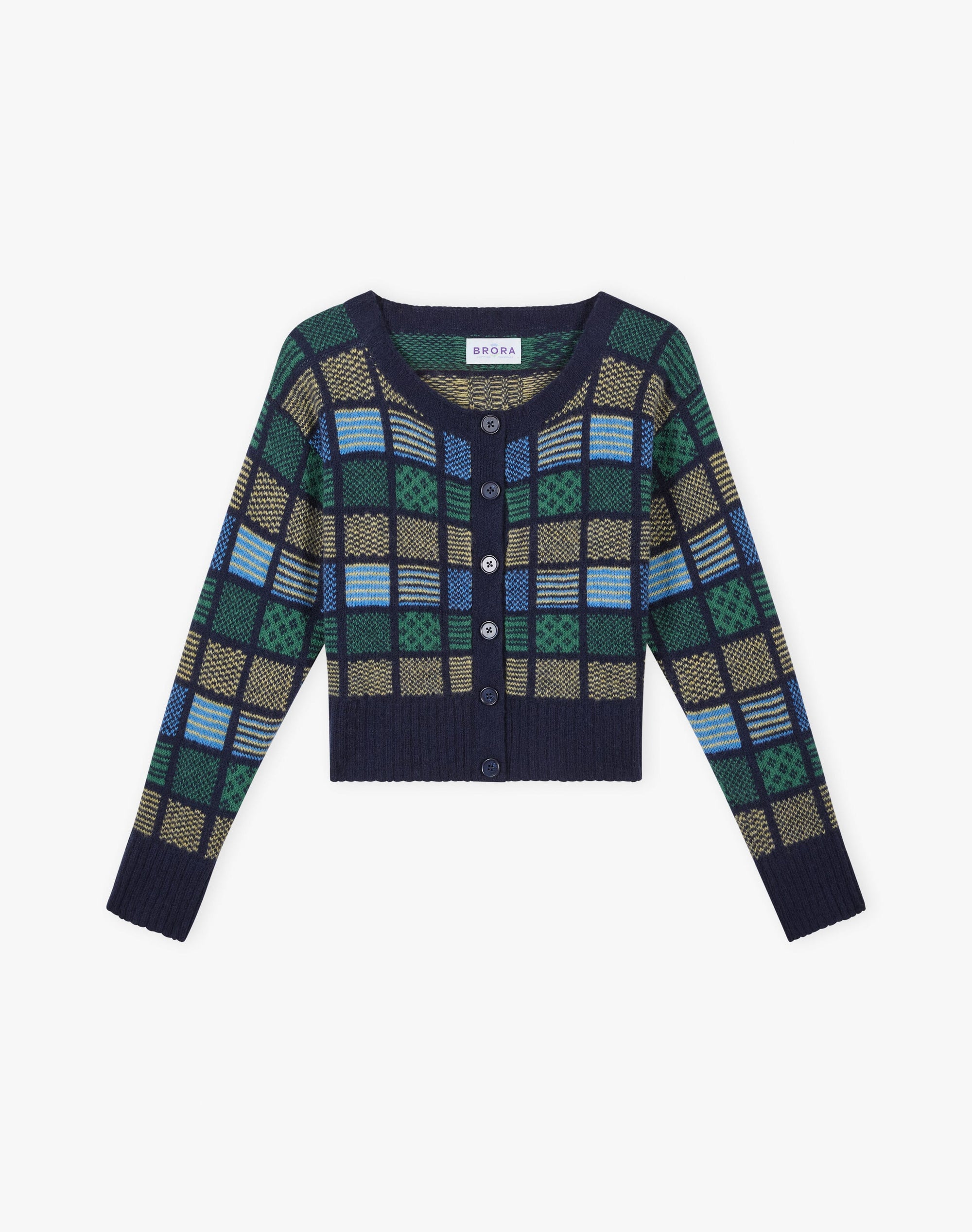Merino Lambswool Folk Cardigan