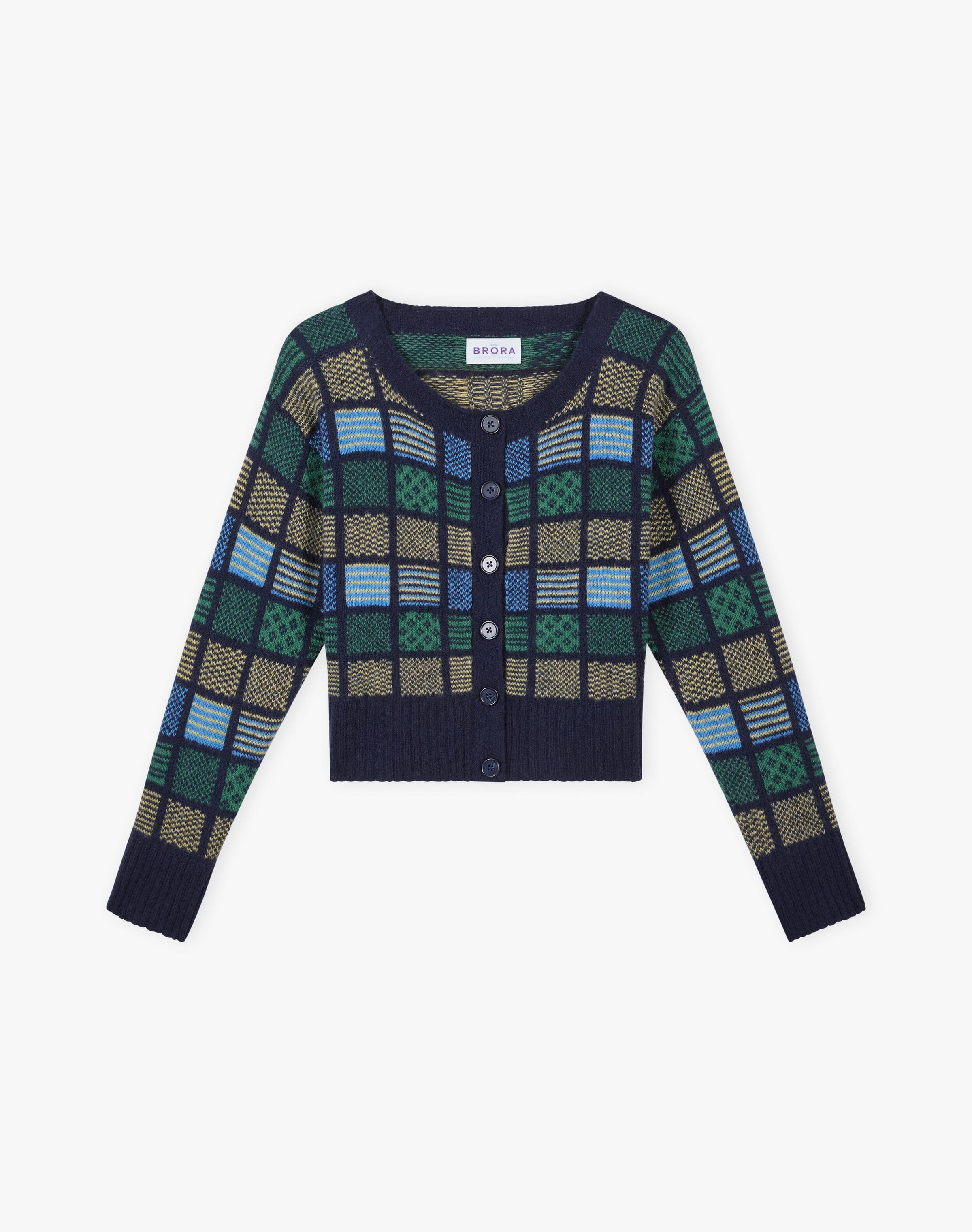 Merino Lambswool Folk Cardigan