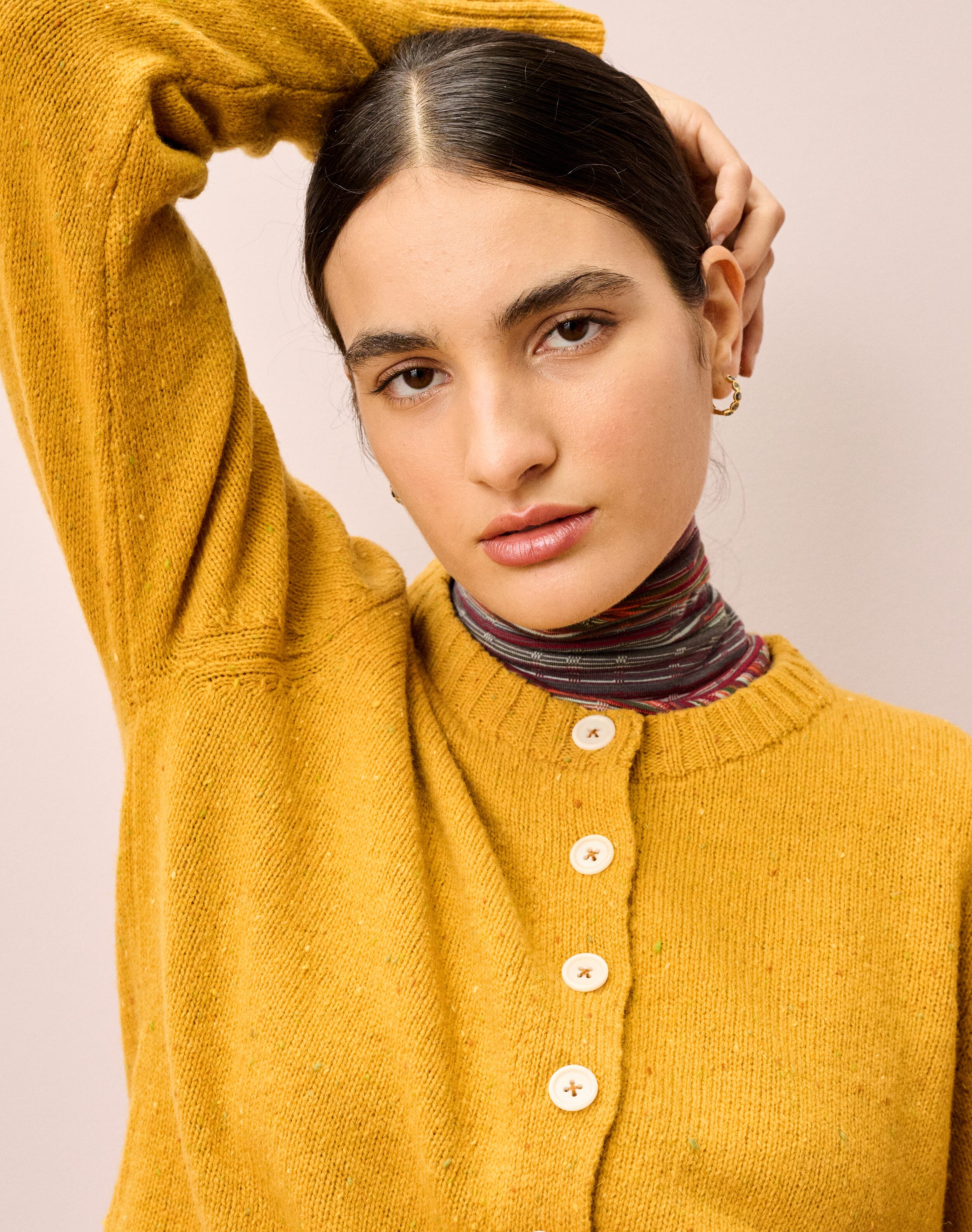 Wool Donegal Cardigan