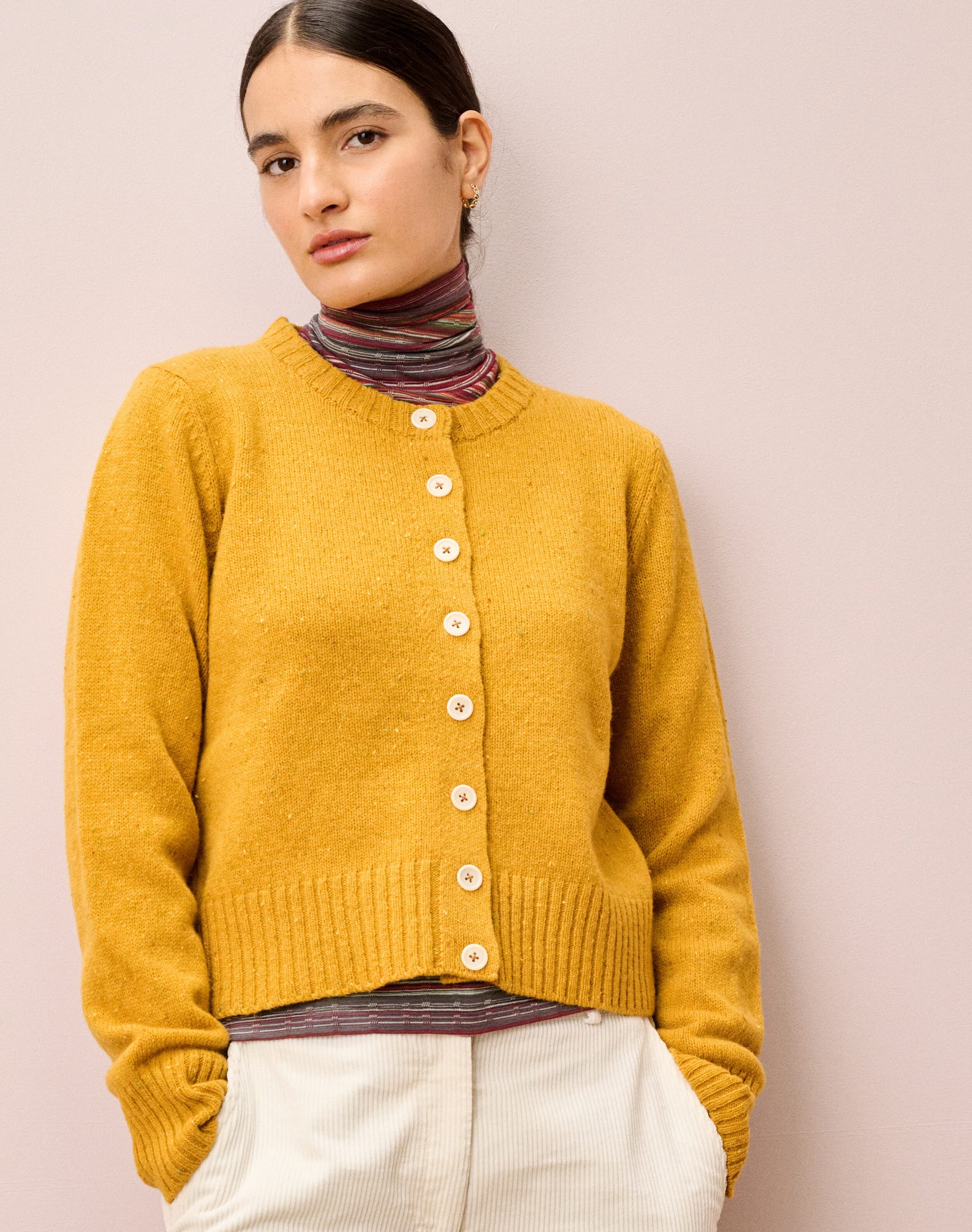 Wool Donegal Cardigan