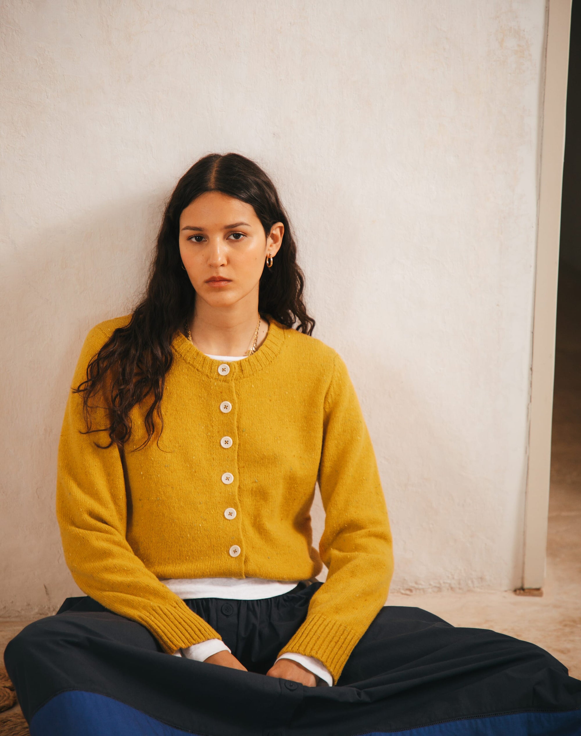 Wool Donegal Cardigan