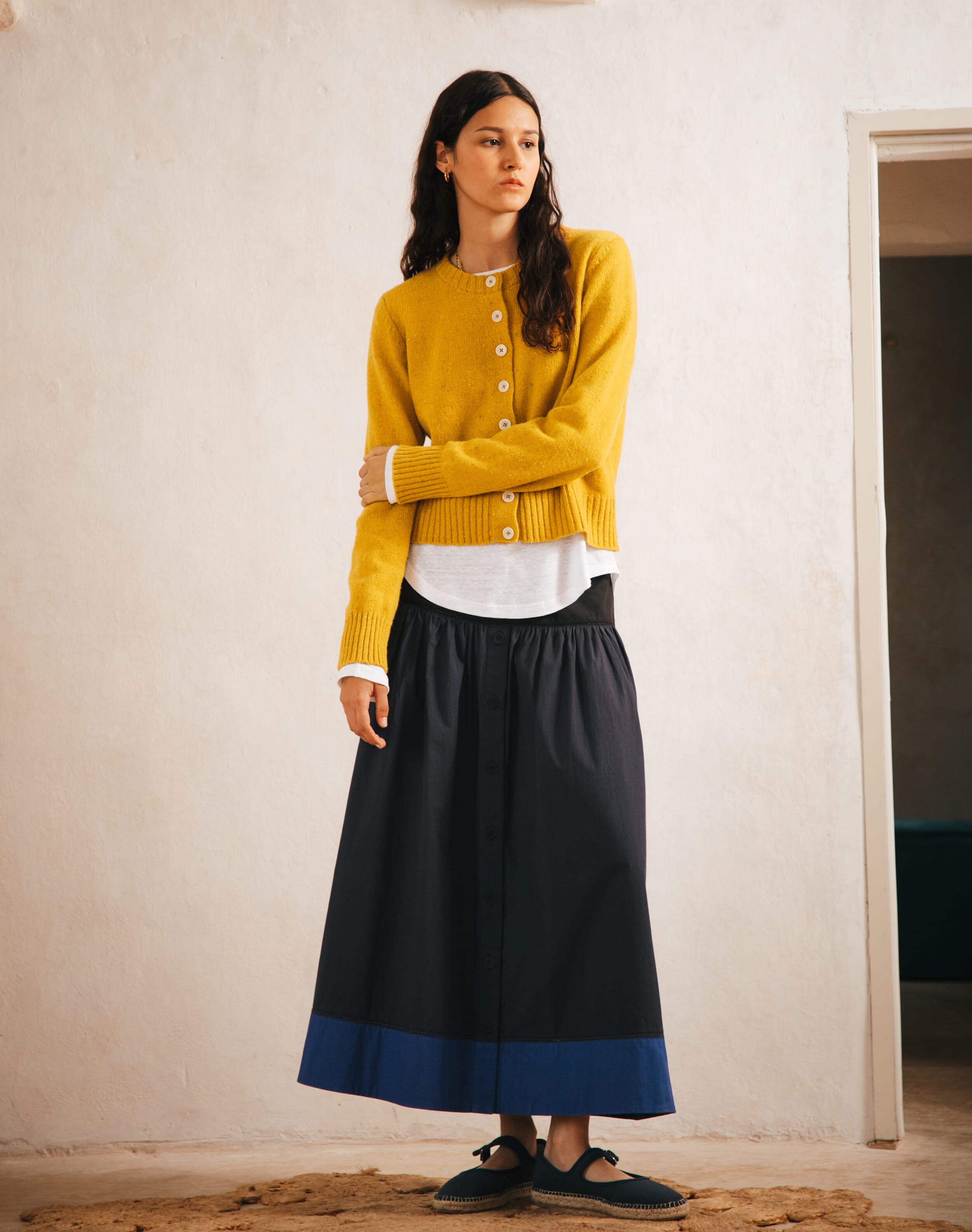Wool Donegal Cardigan