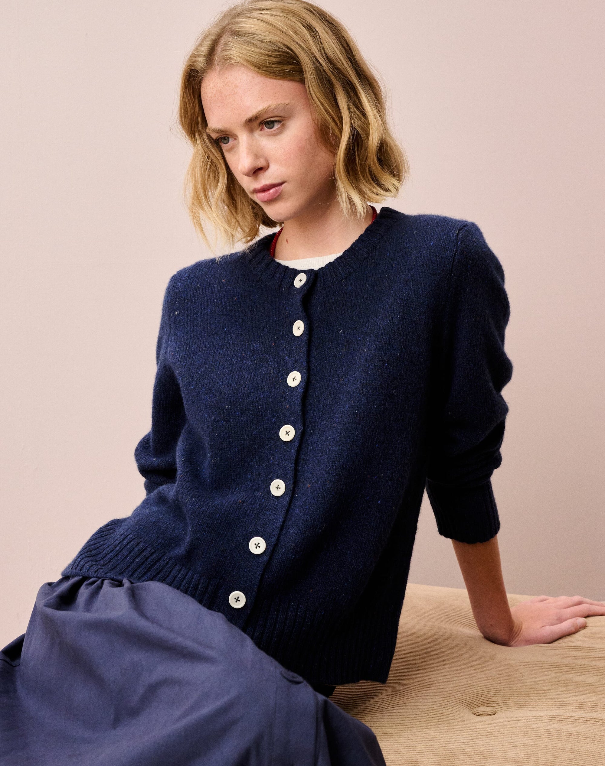 Wool Donegal Cardigan