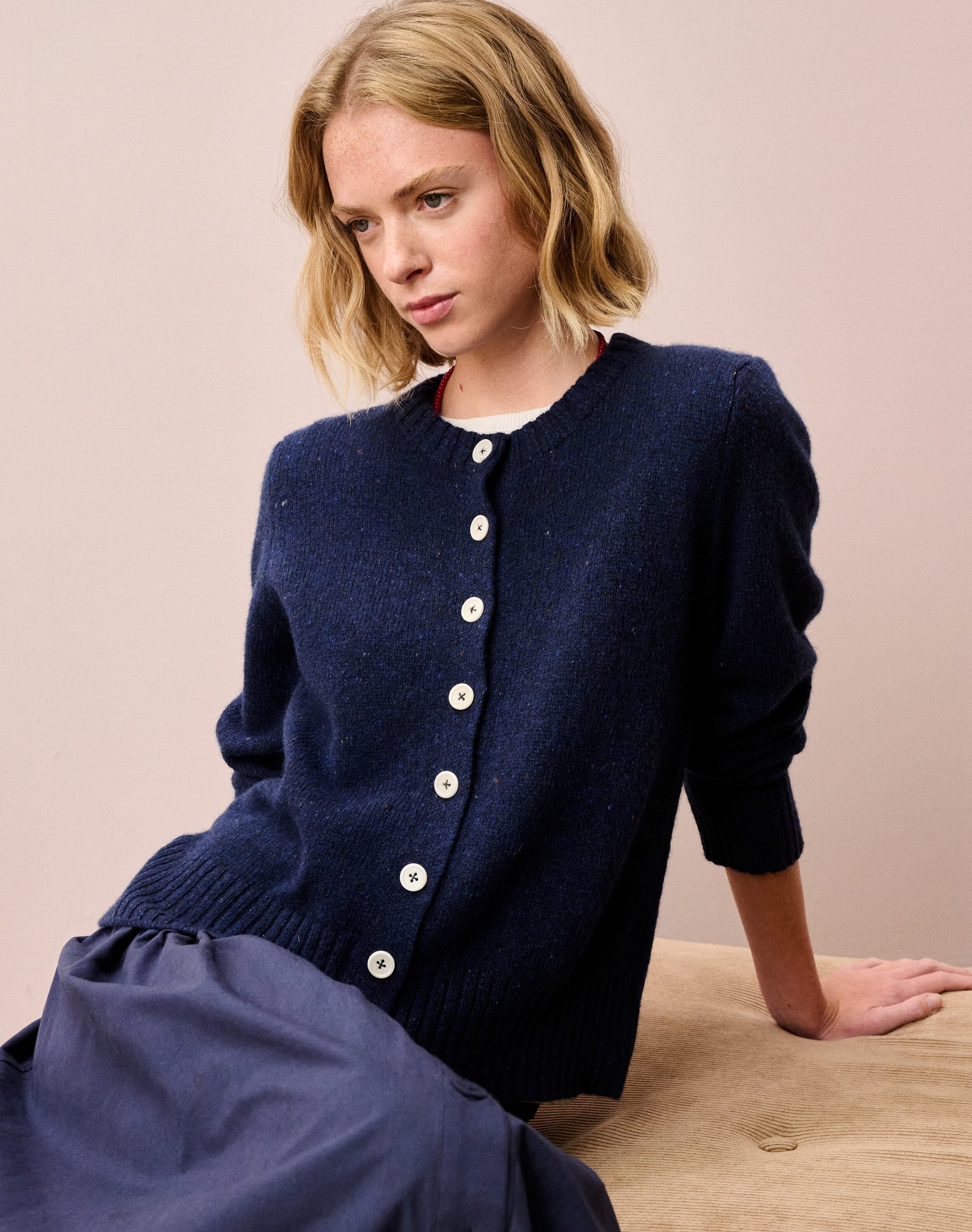 Wool Donegal Cardigan