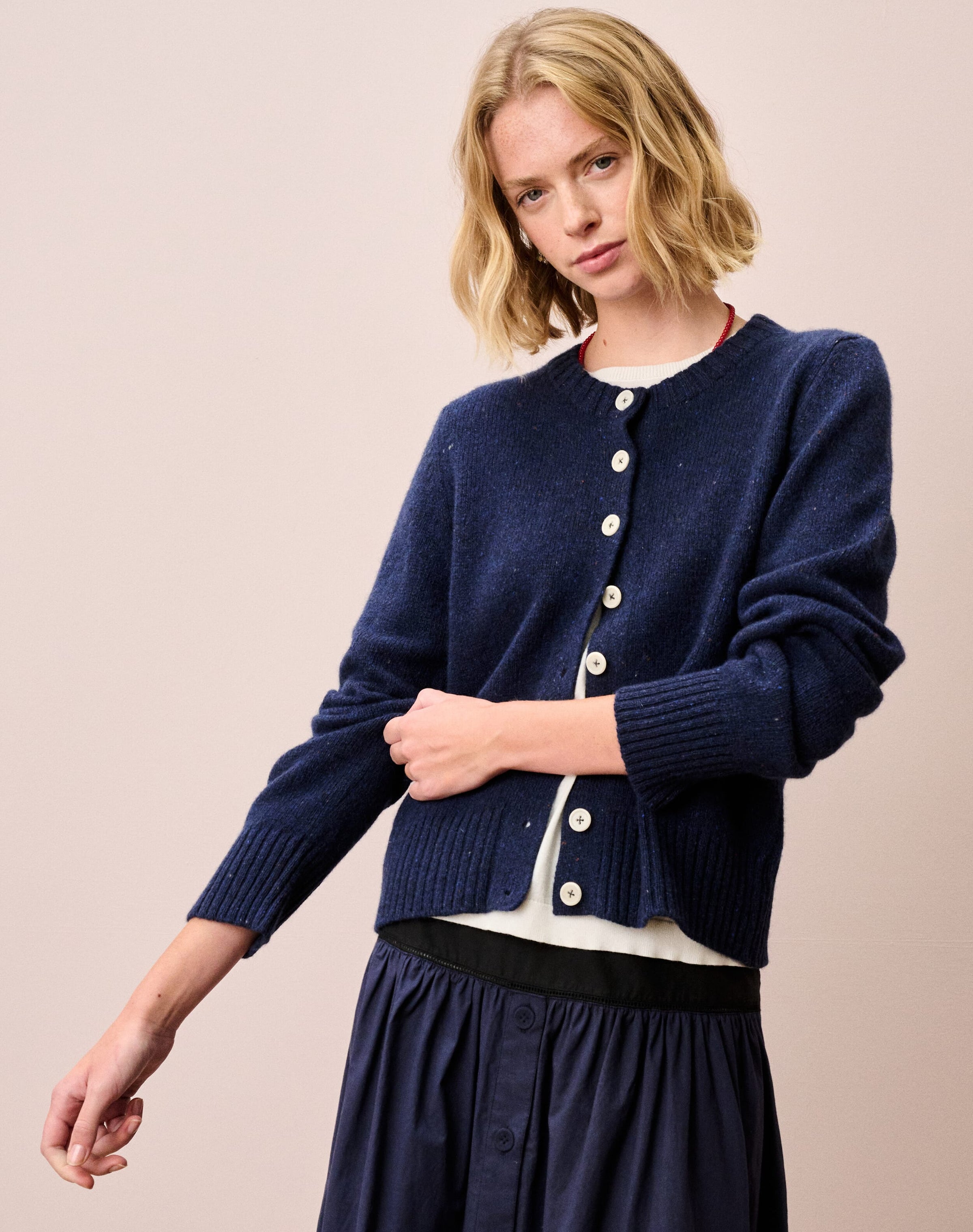 Wool Donegal Cardigan