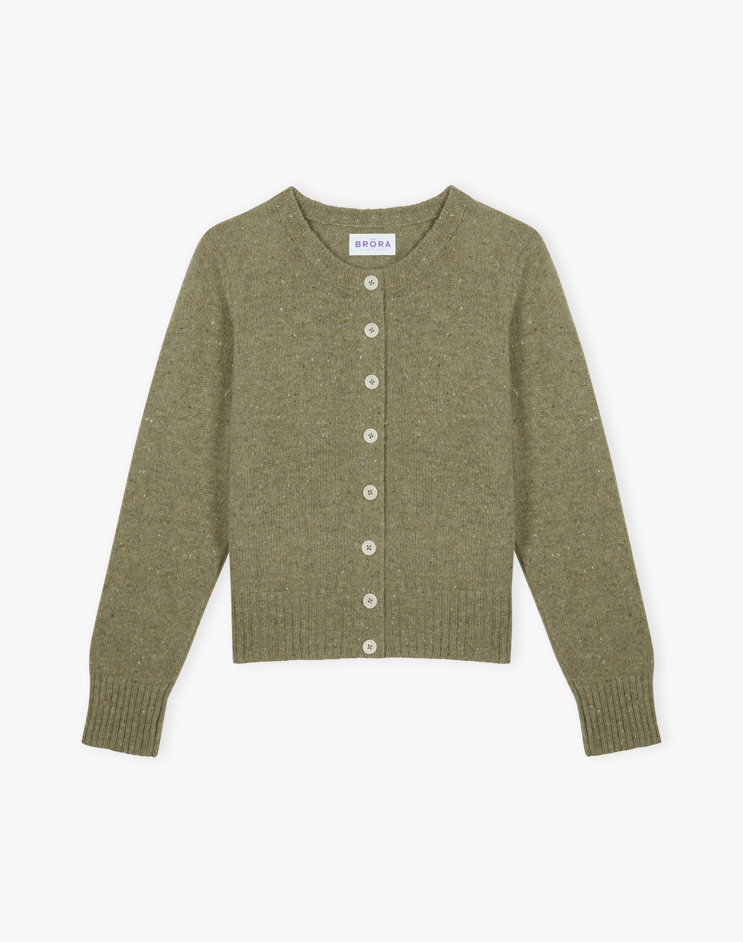Wool Donegal Cardigan