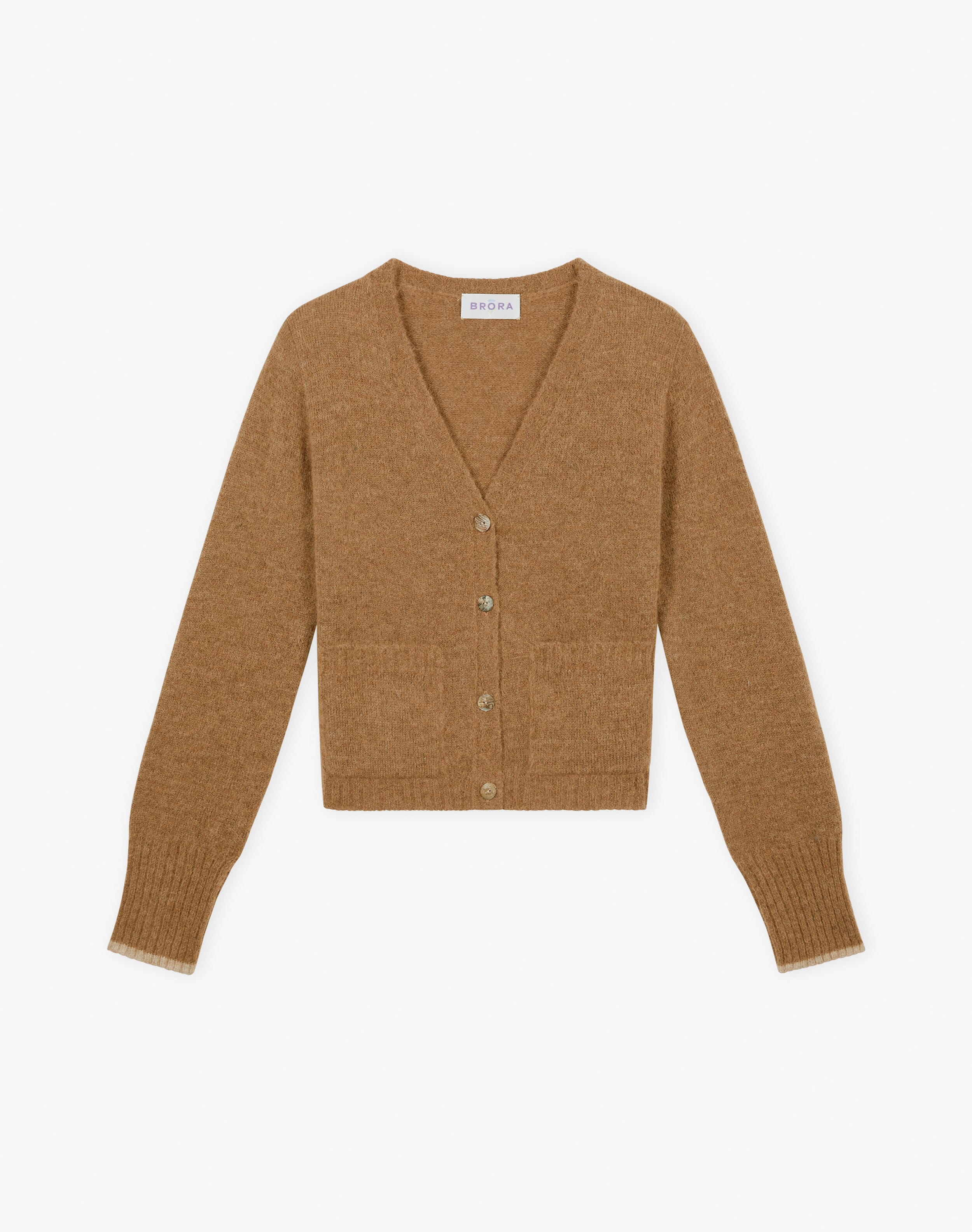 Alpaca V Neck Cardigan