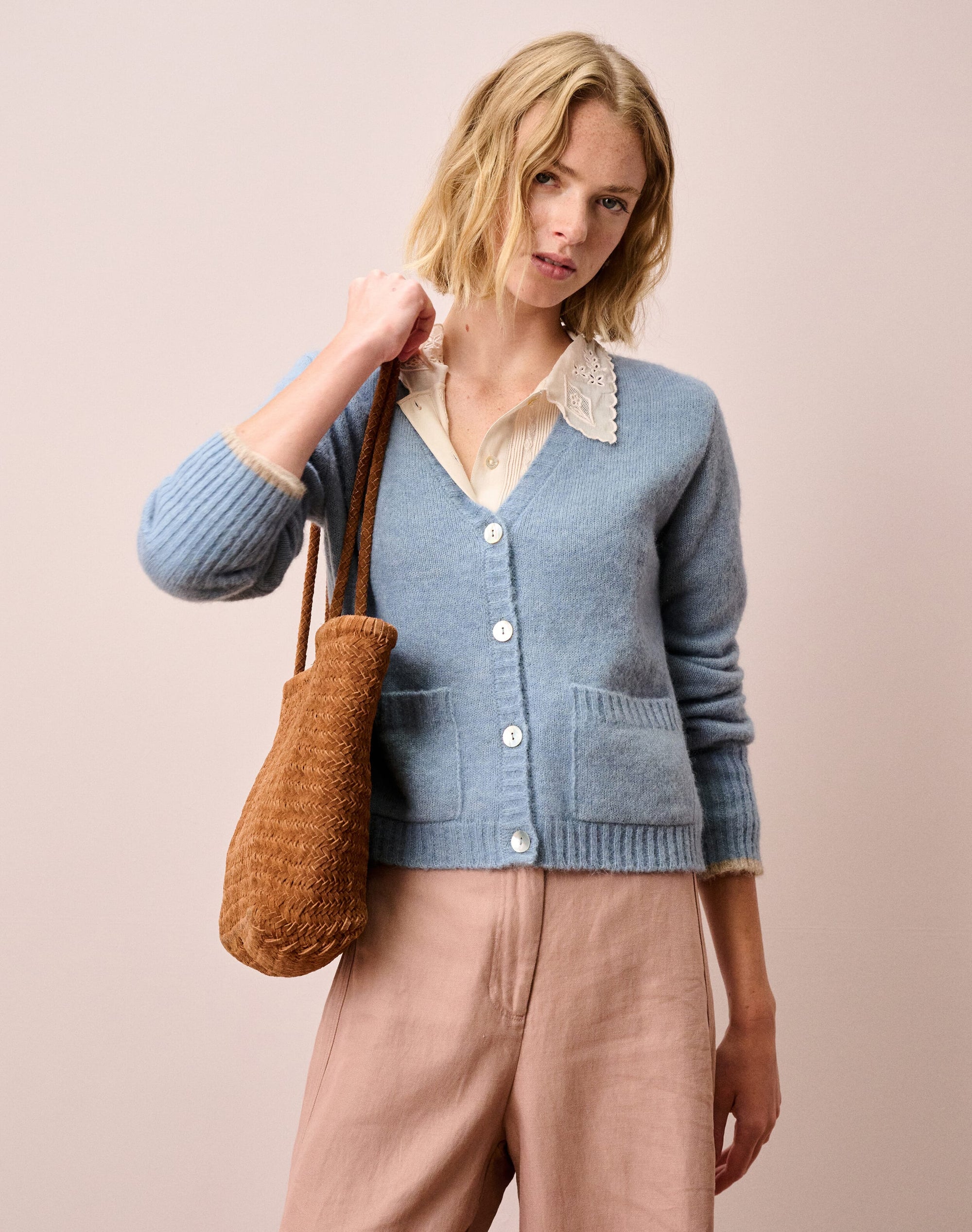 Alpaca V Neck Cardigan