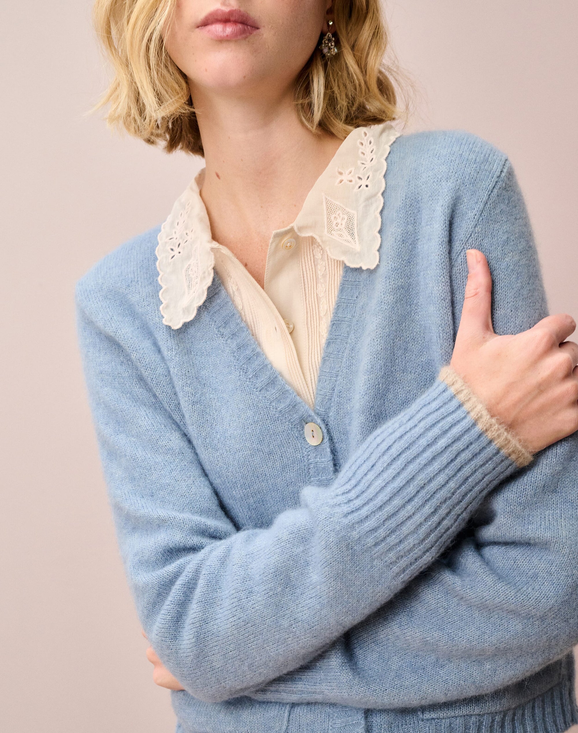 Alpaca V Neck Cardigan