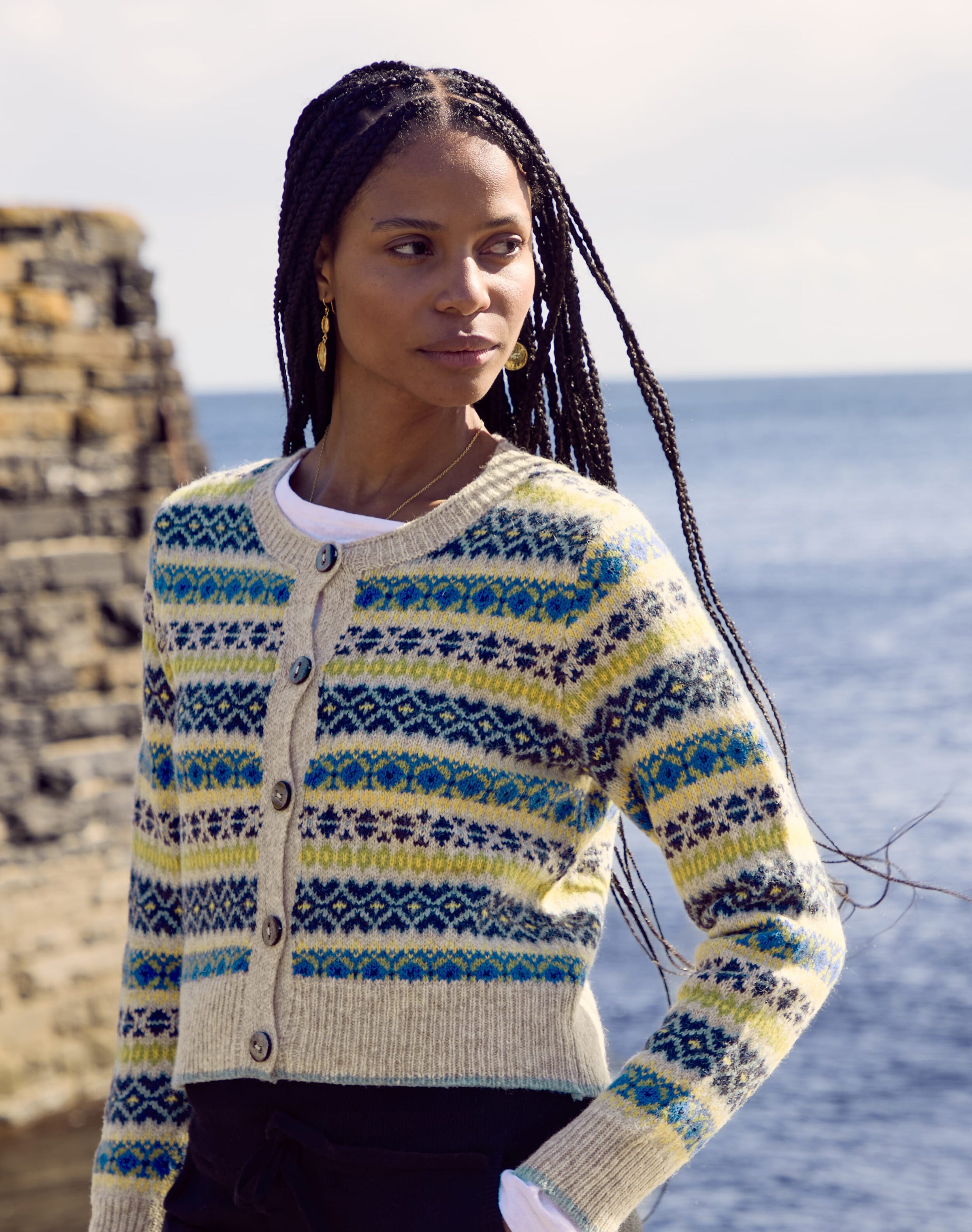 Wool Fair Isle Cardigan