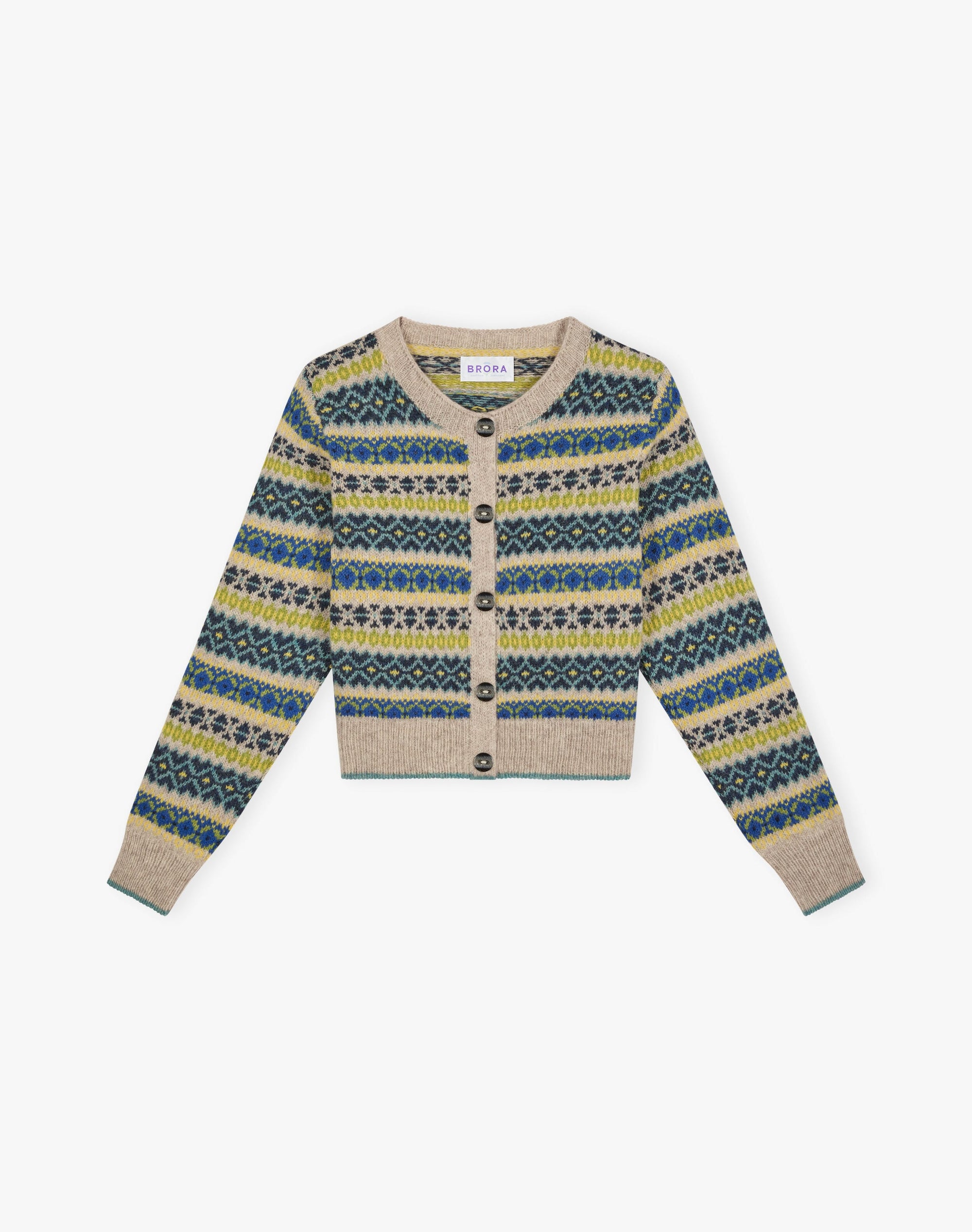 Wool Fair Isle Cardigan