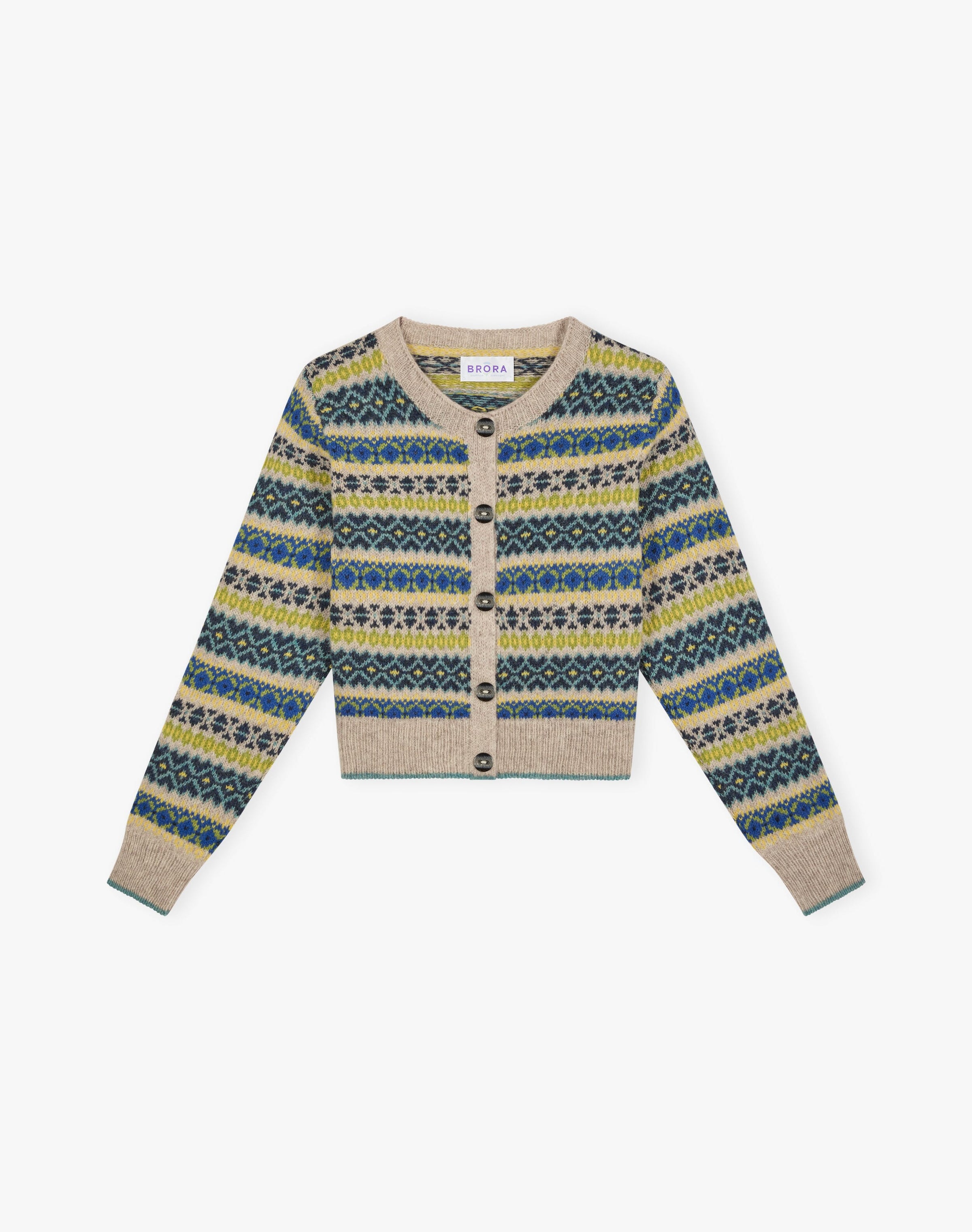 Wool Fair Isle Cardigan