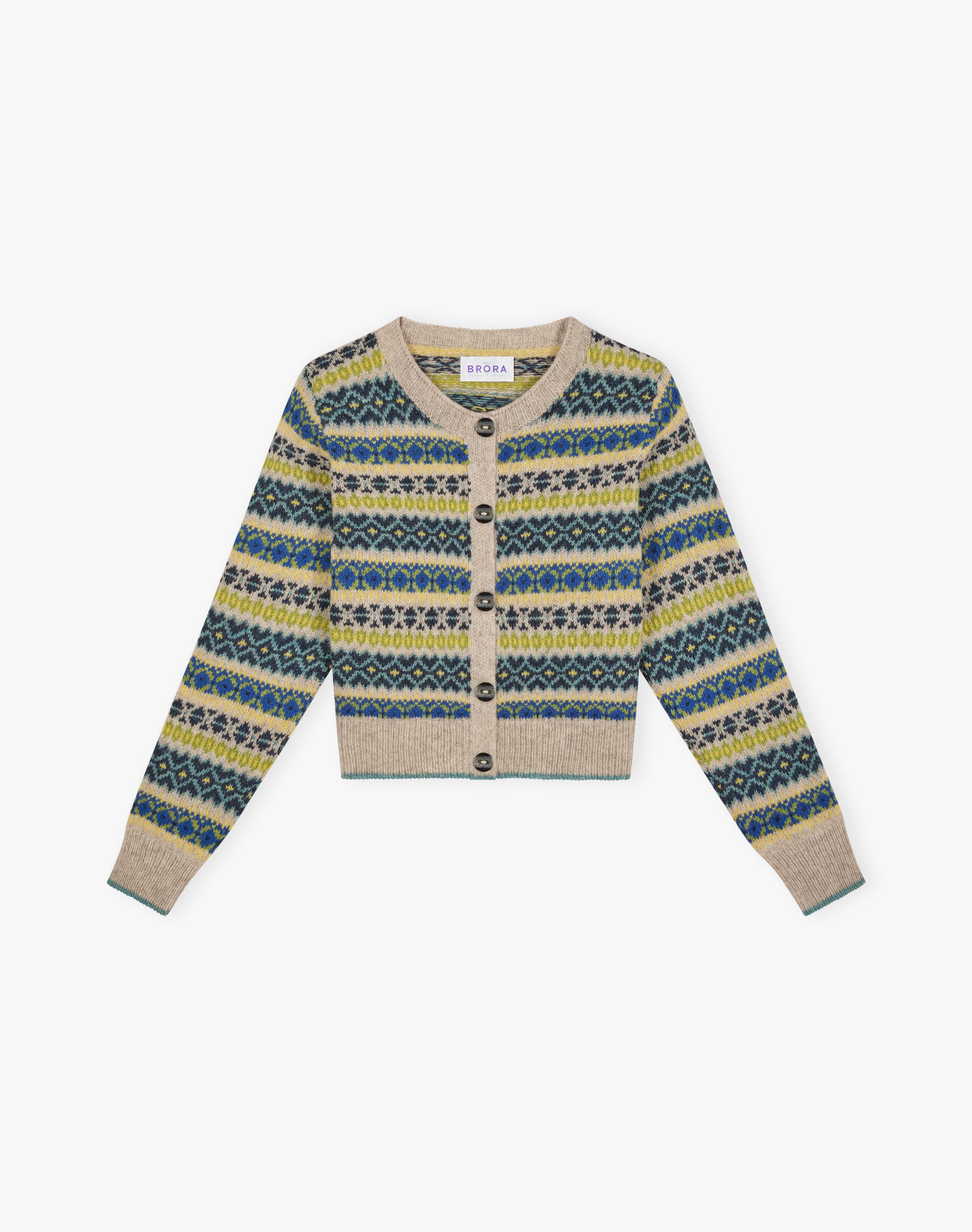 Wool Fair Isle Cardigan
