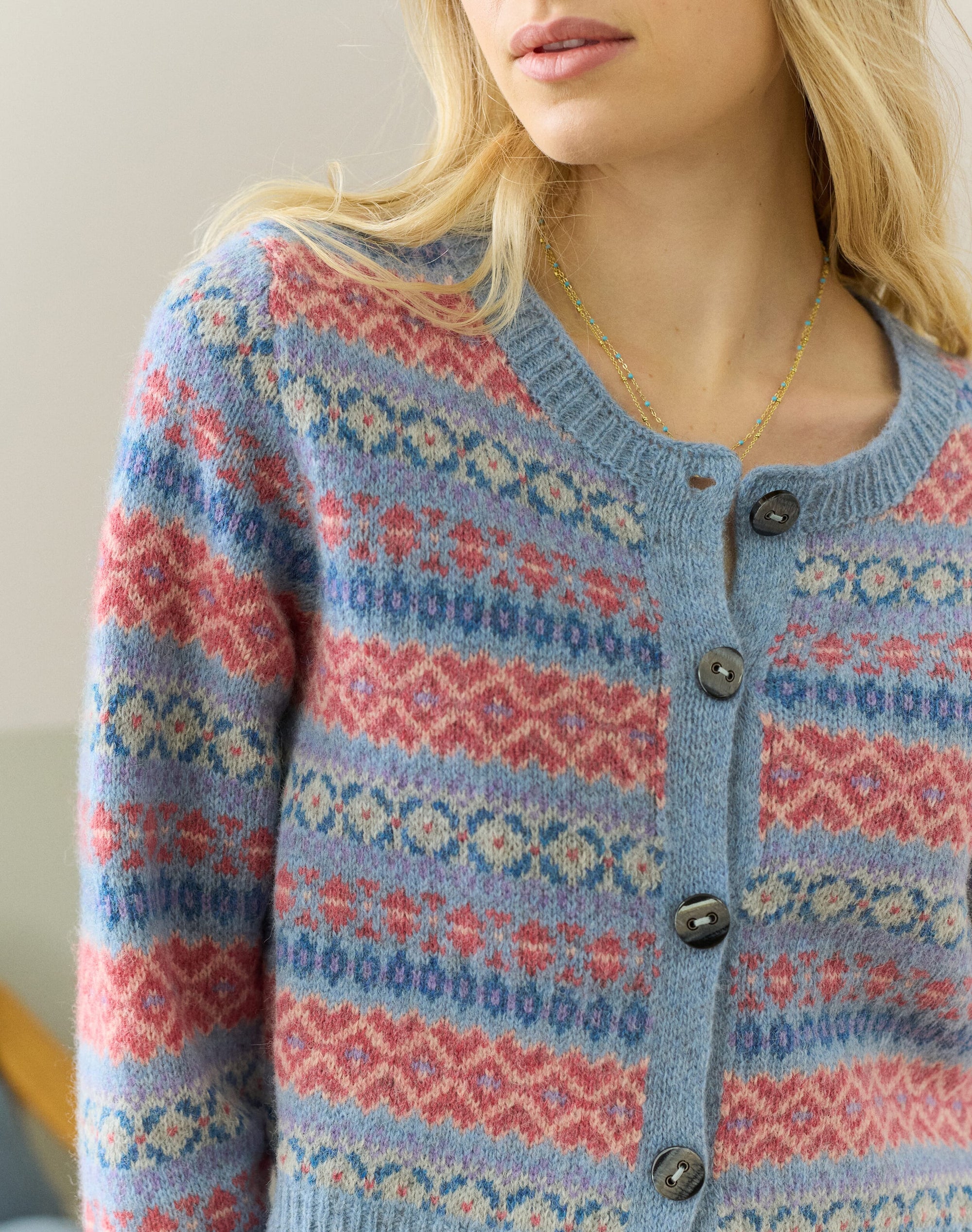 Wool Fair Isle Cardigan
