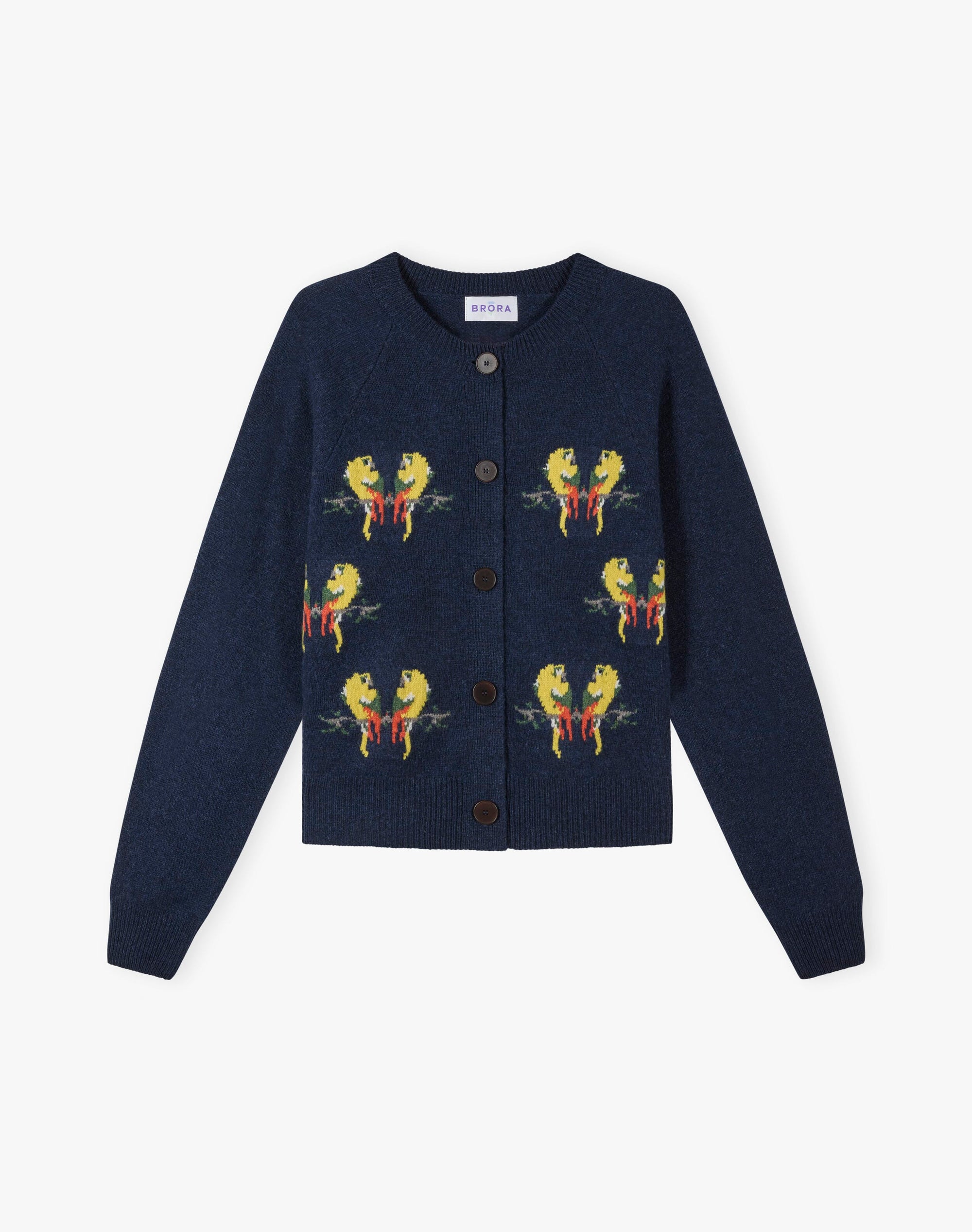Supersoft Lambswool Parrot Cardigan
