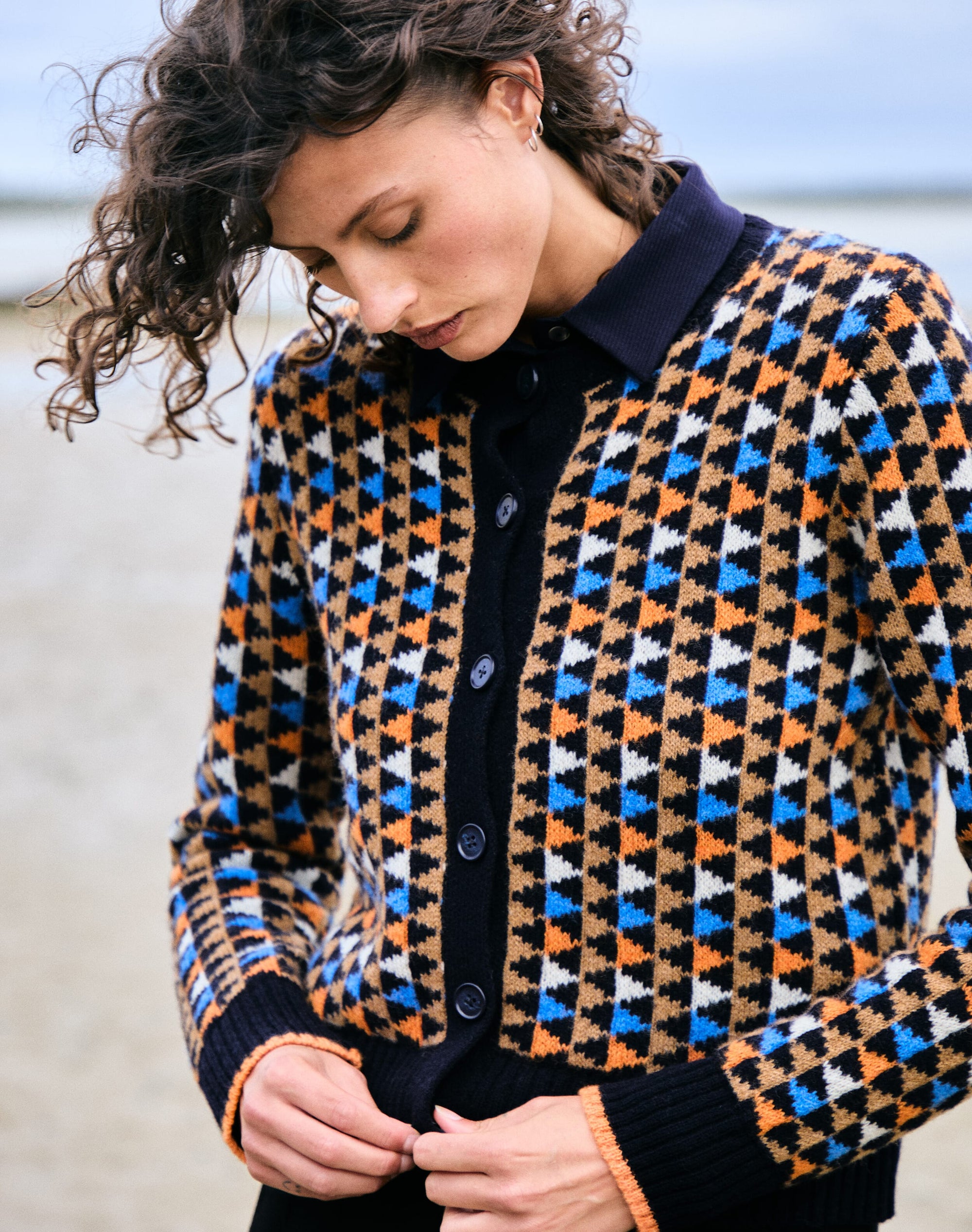 Merino Lambswool Folk Fair Isle Cardigan