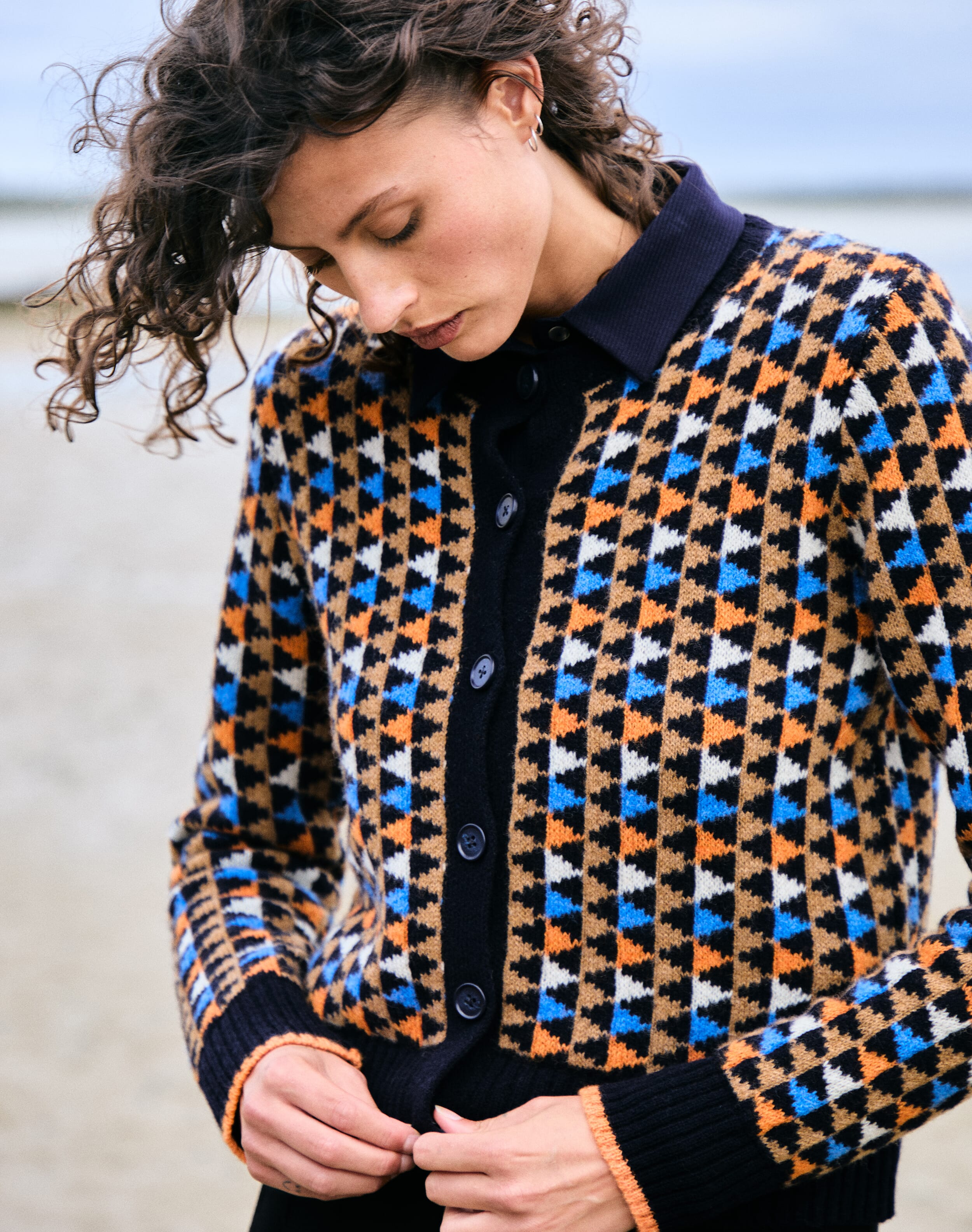 Merino Lambswool Folk Fair Isle Cardigan