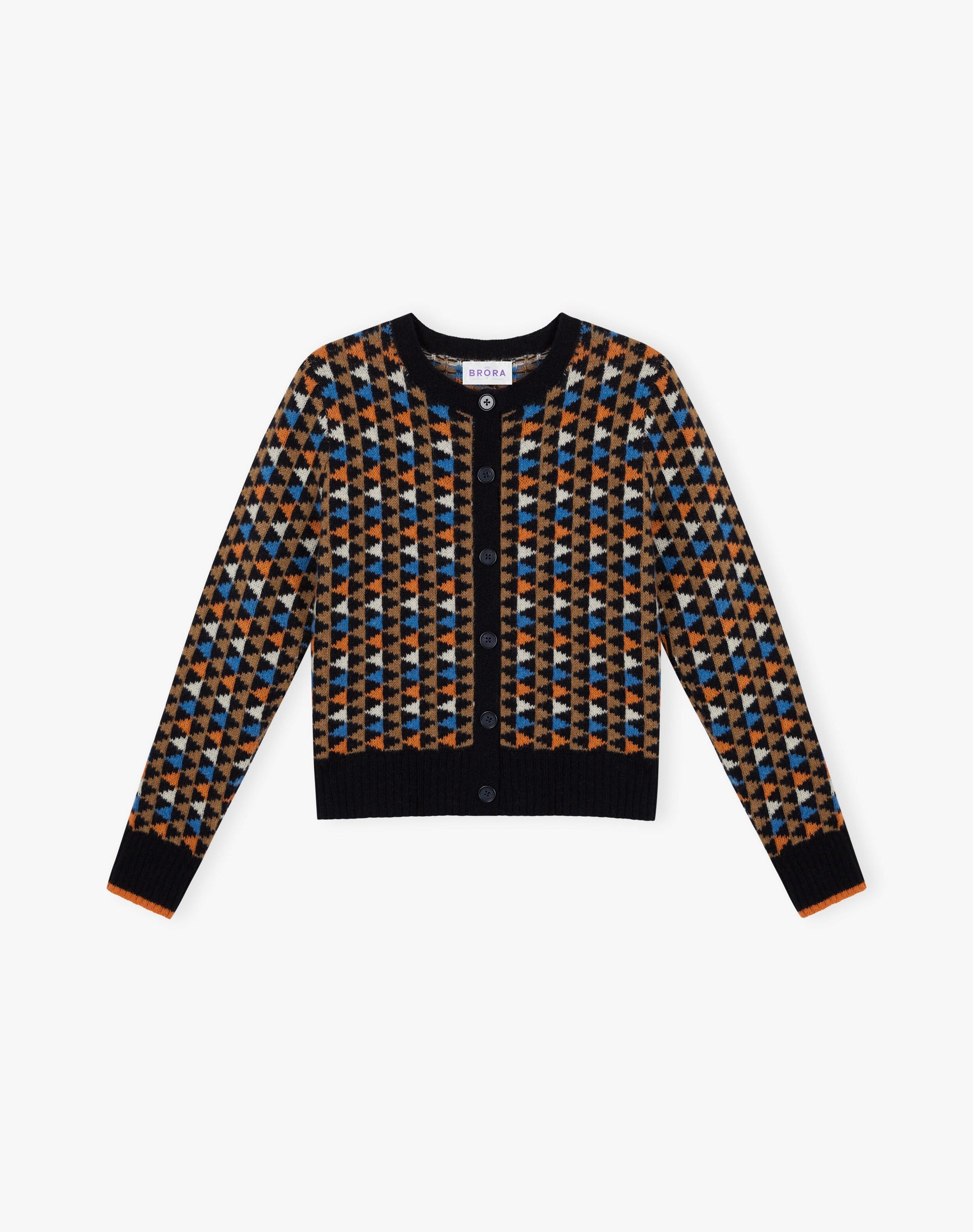Merino Lambswool Folk Fair Isle Cardigan