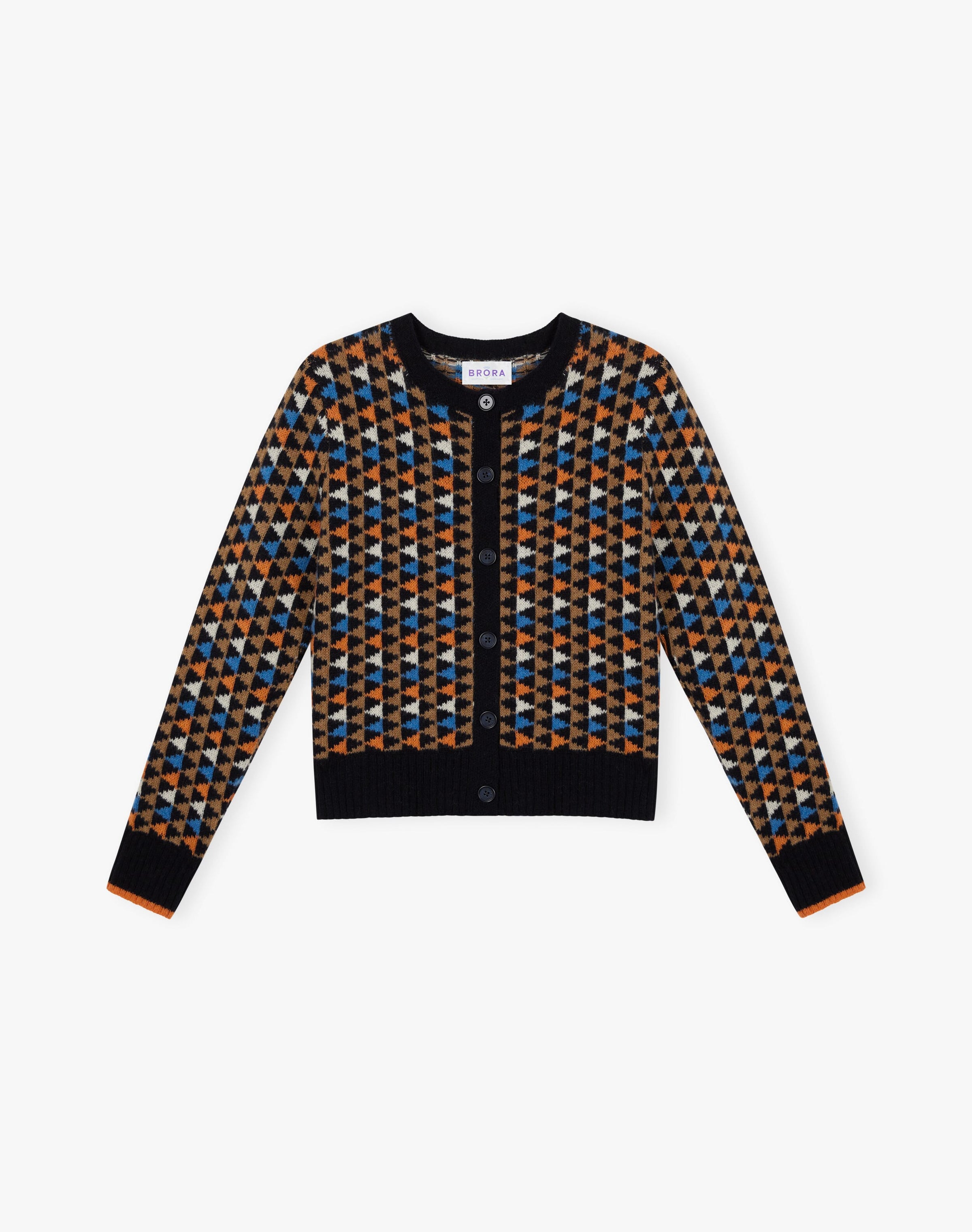 Merino Lambswool Folk Fair Isle Cardigan