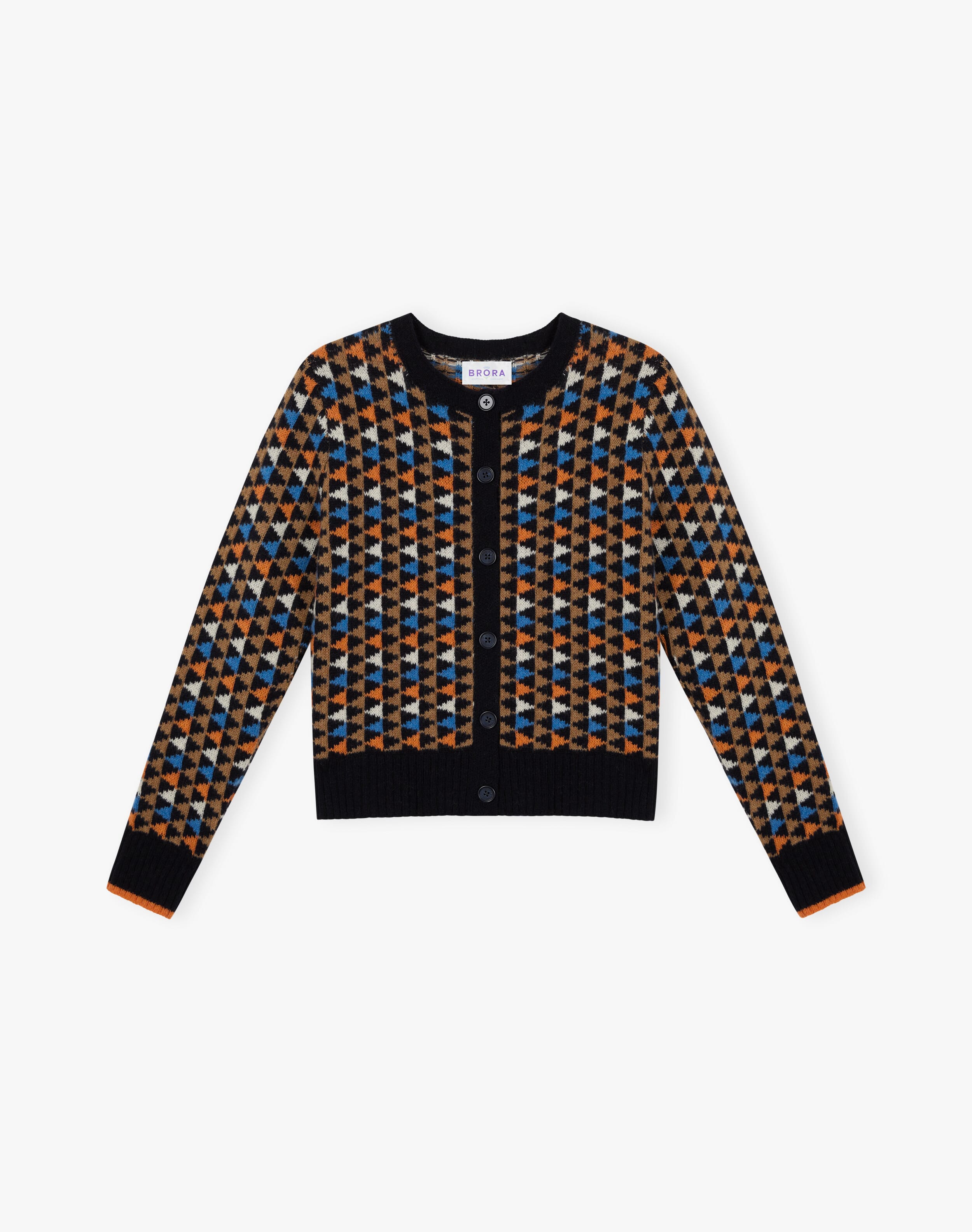 Merino Lambswool Folk Fair Isle Cardigan