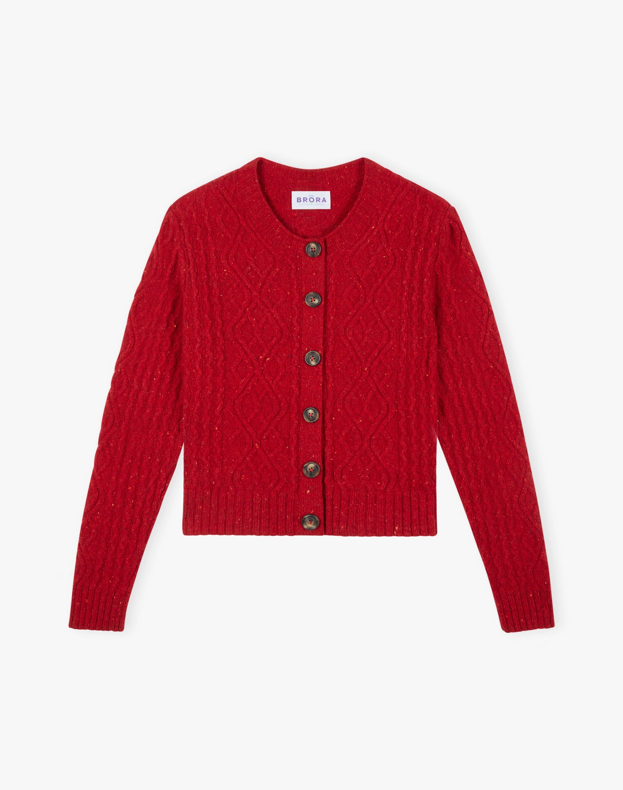 Wool Donegal Aran Cardigan