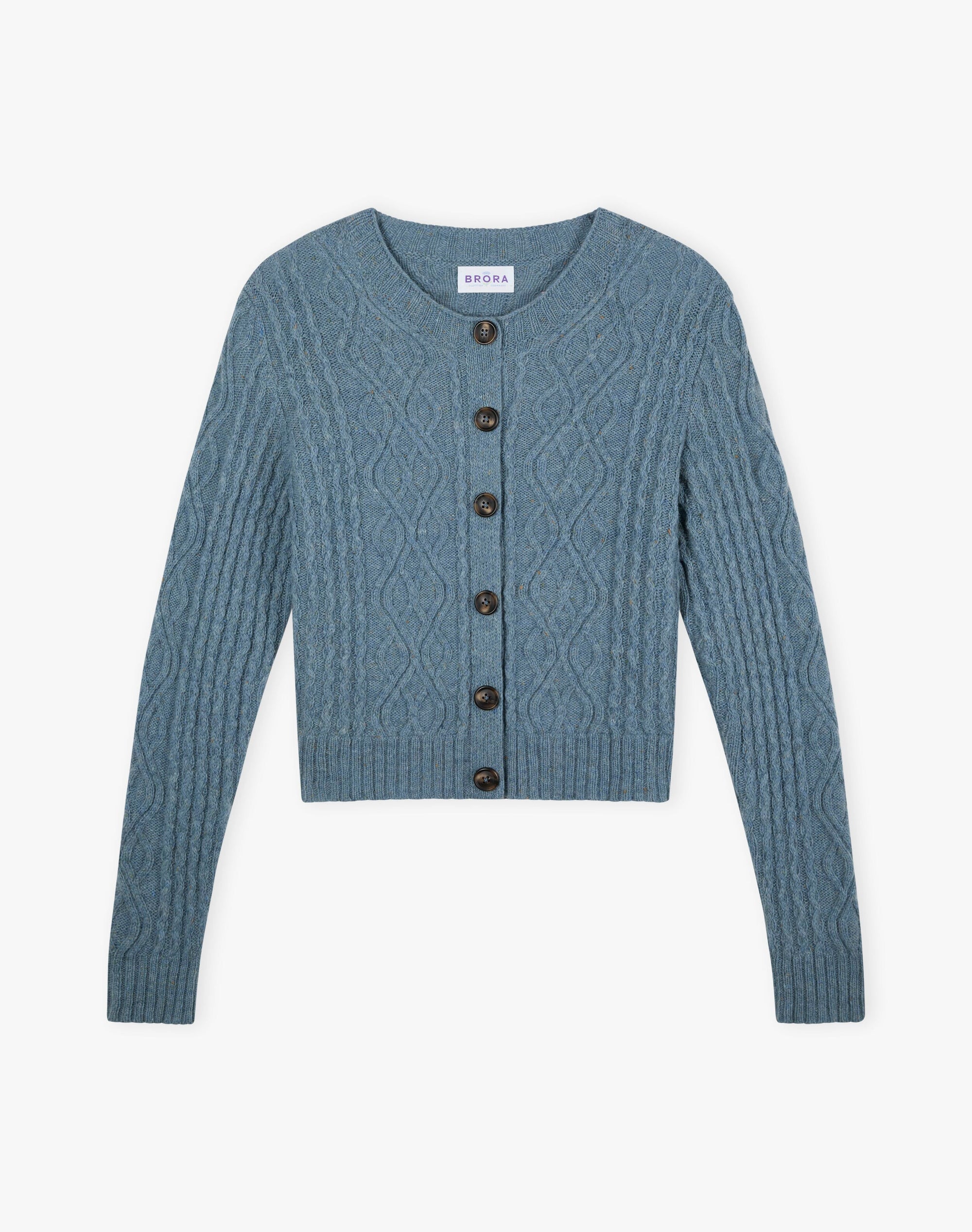 Wool Donegal Aran Cardigan