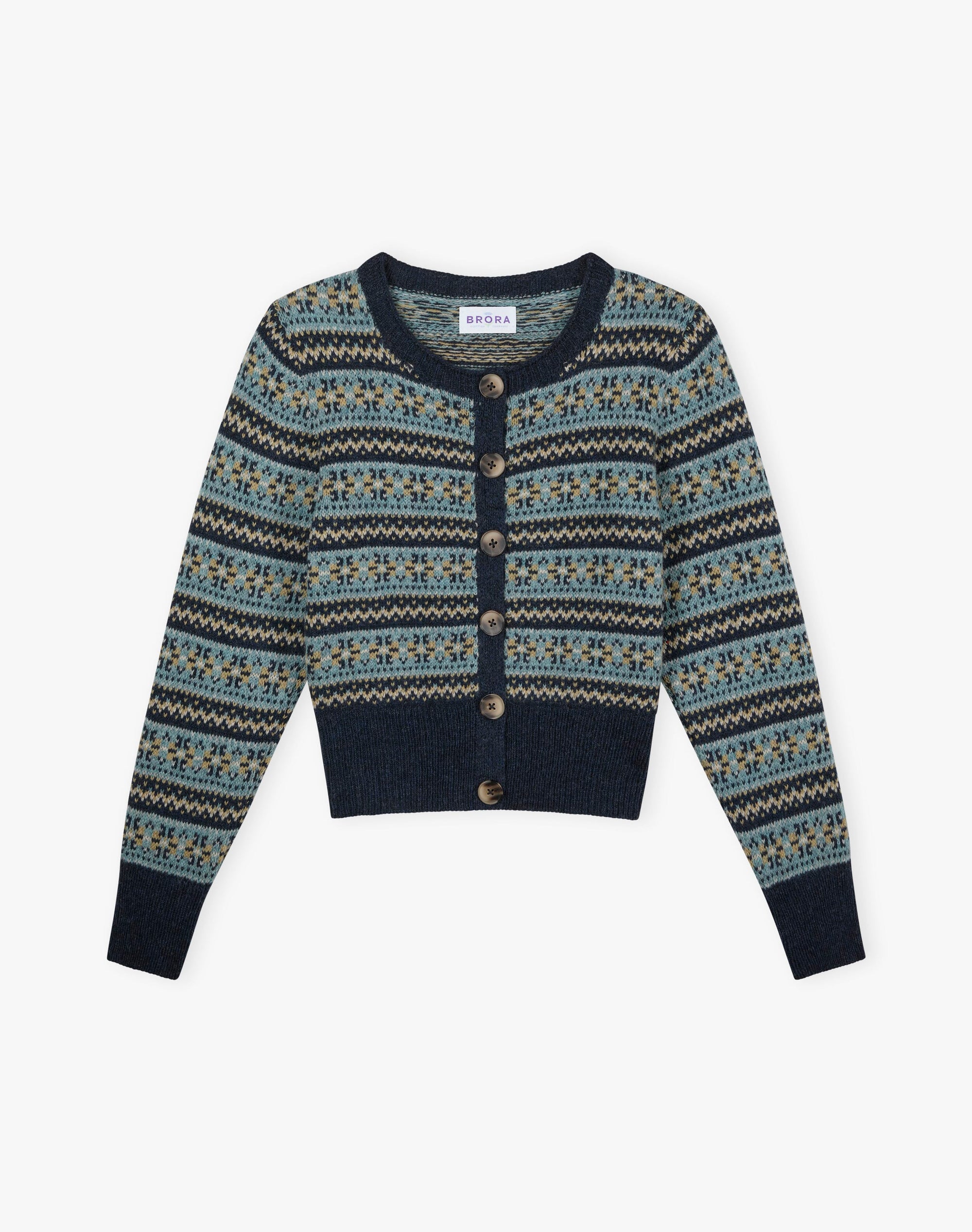 Wool Fair Isle Cardigan