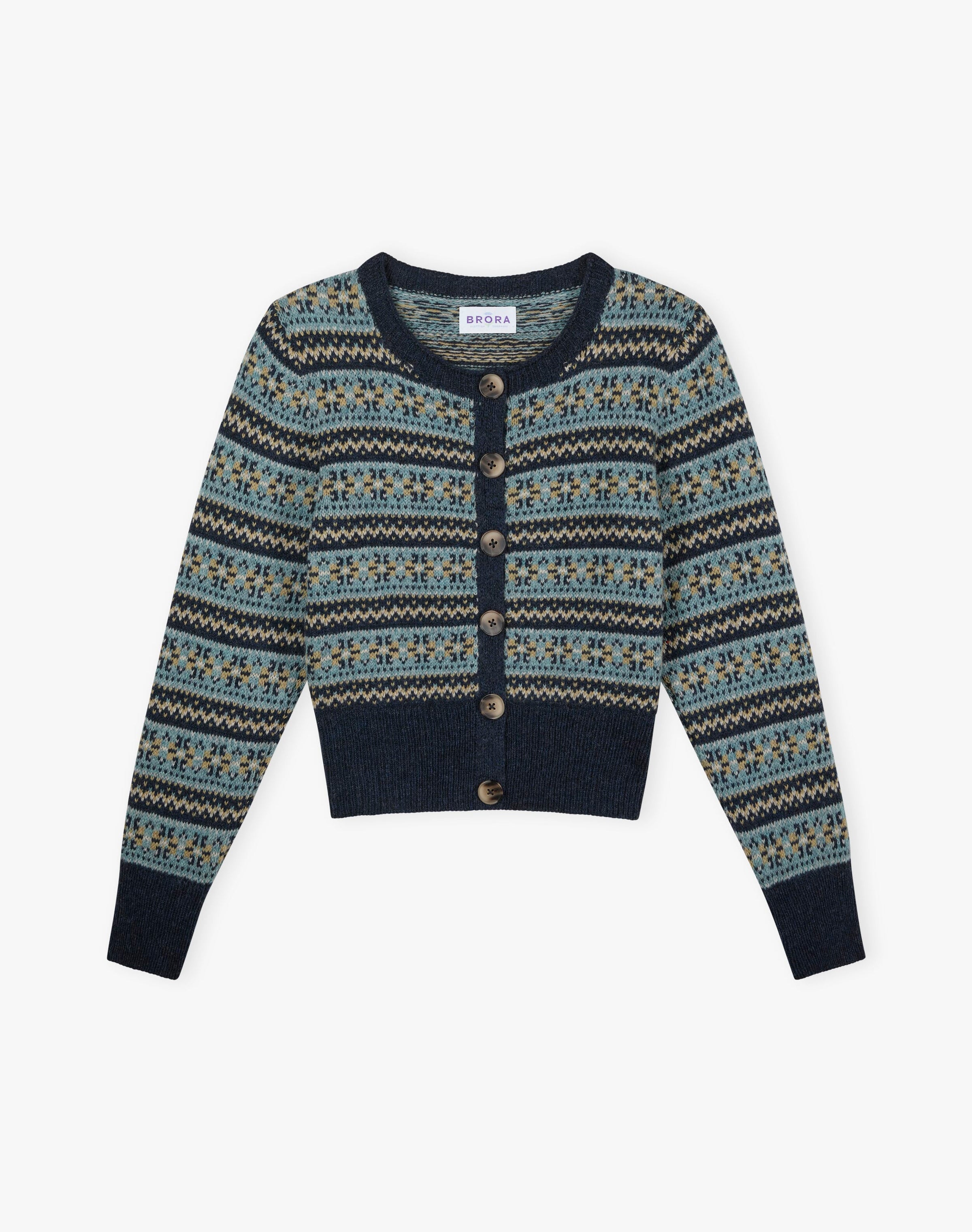 Wool Fair Isle Cardigan